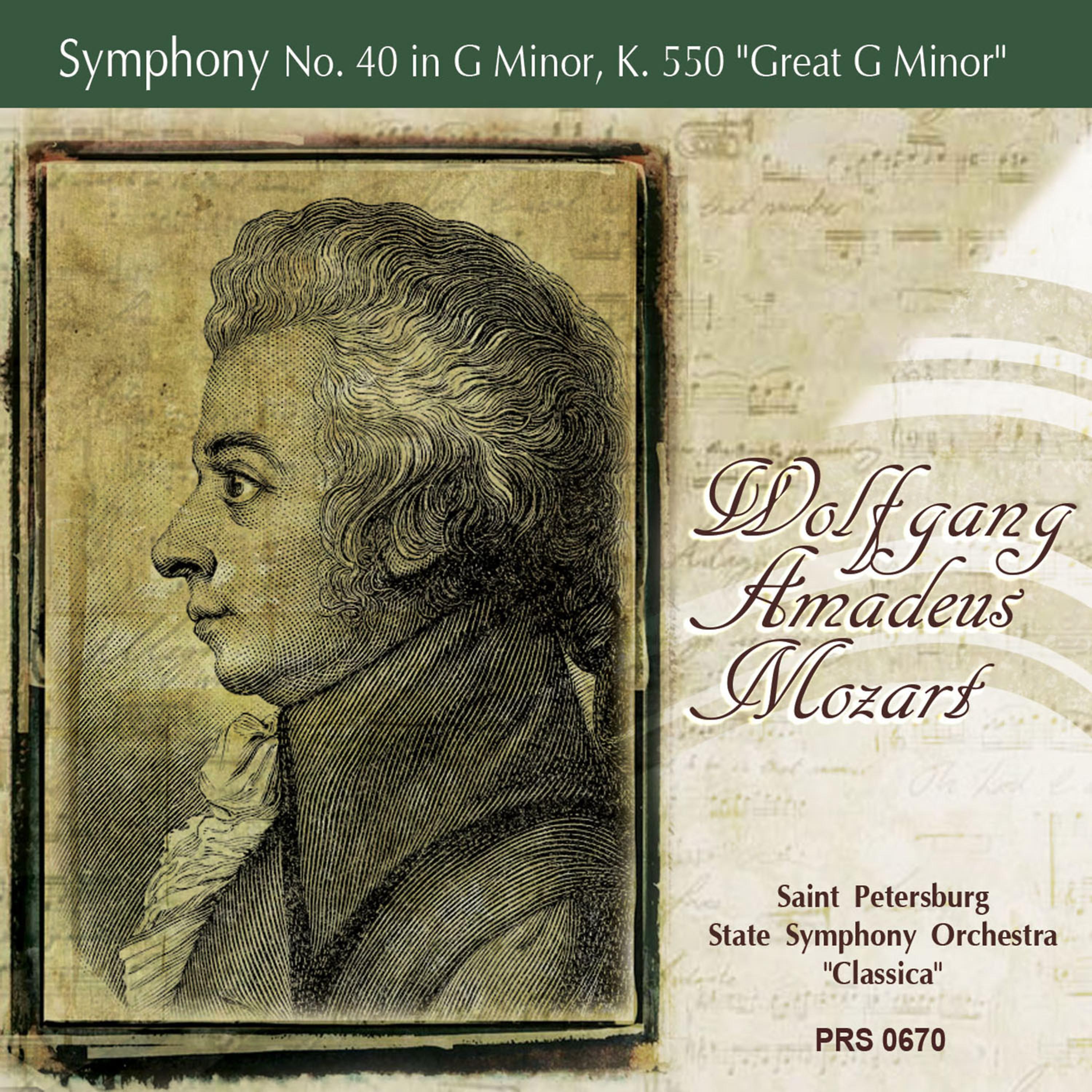 Постер альбома Mozart: Symphony No. 40 in G Minor, K. 550 "Great G Minor"