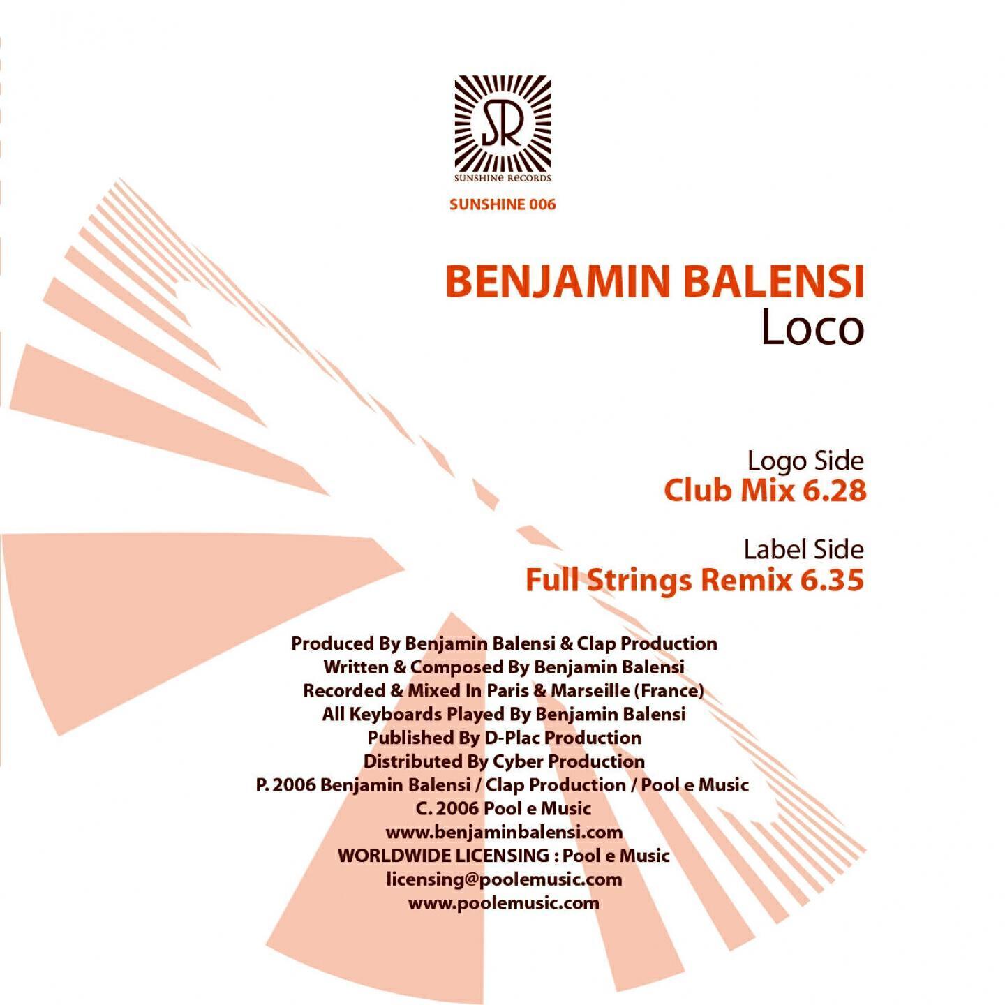 Benjamin Balensi - Loco (Full String Mix)
