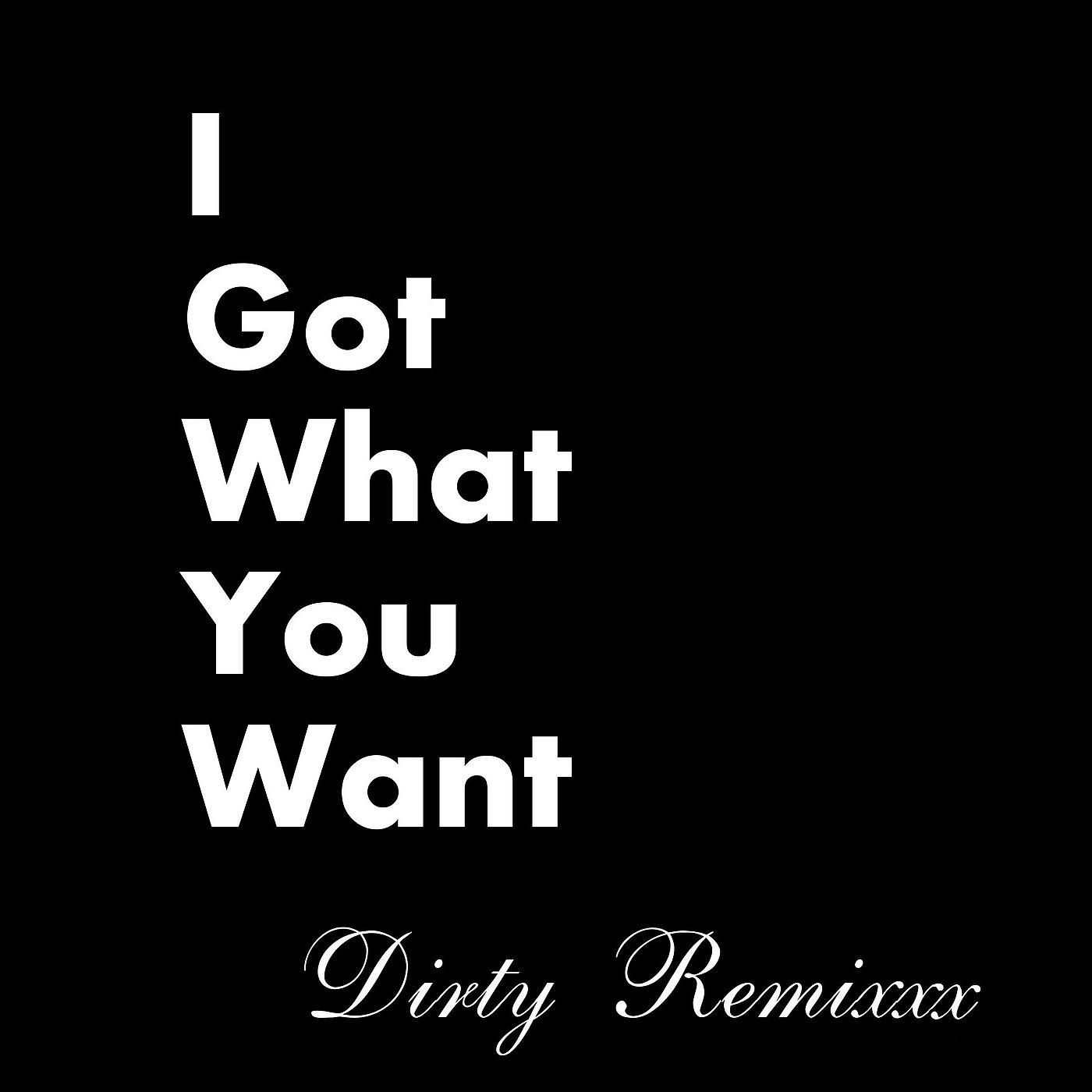 Постер альбома I Got What You Want (Dirty Remixxx)