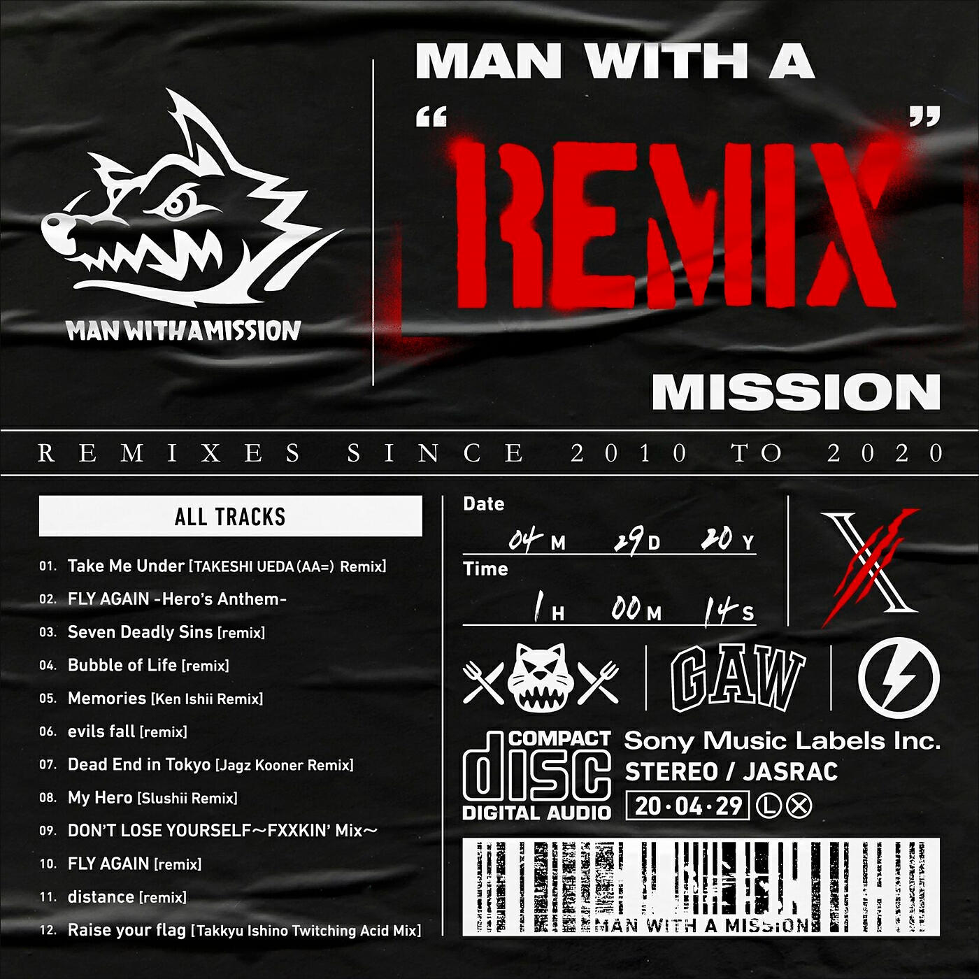 MAN WITH A MISSION - Dead End in Tokyo (Jagz Kooner Remix)