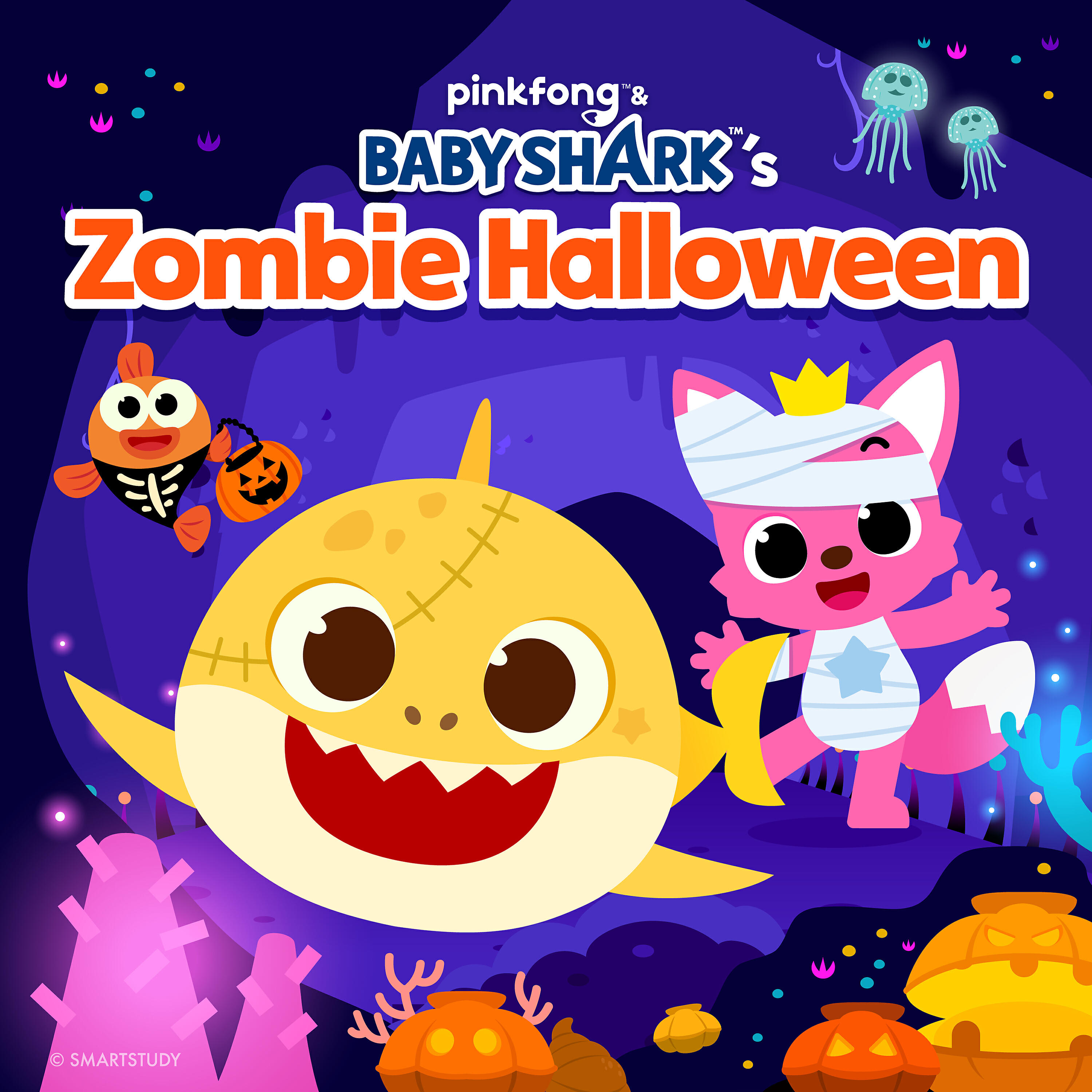 Pinkfong - Halloween Zombie Sharks
