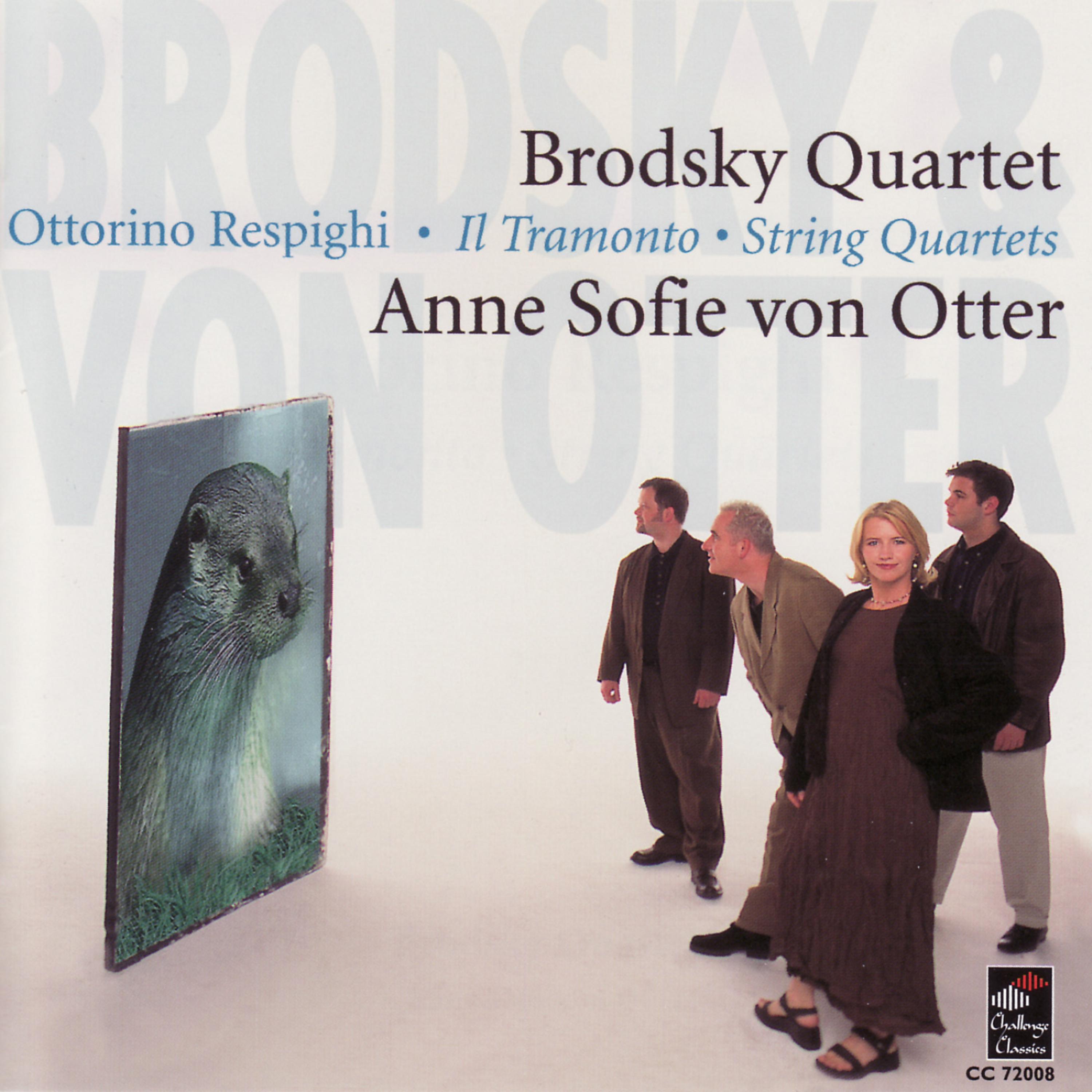 Постер альбома Respighi: Il Tramonto - String Quartets