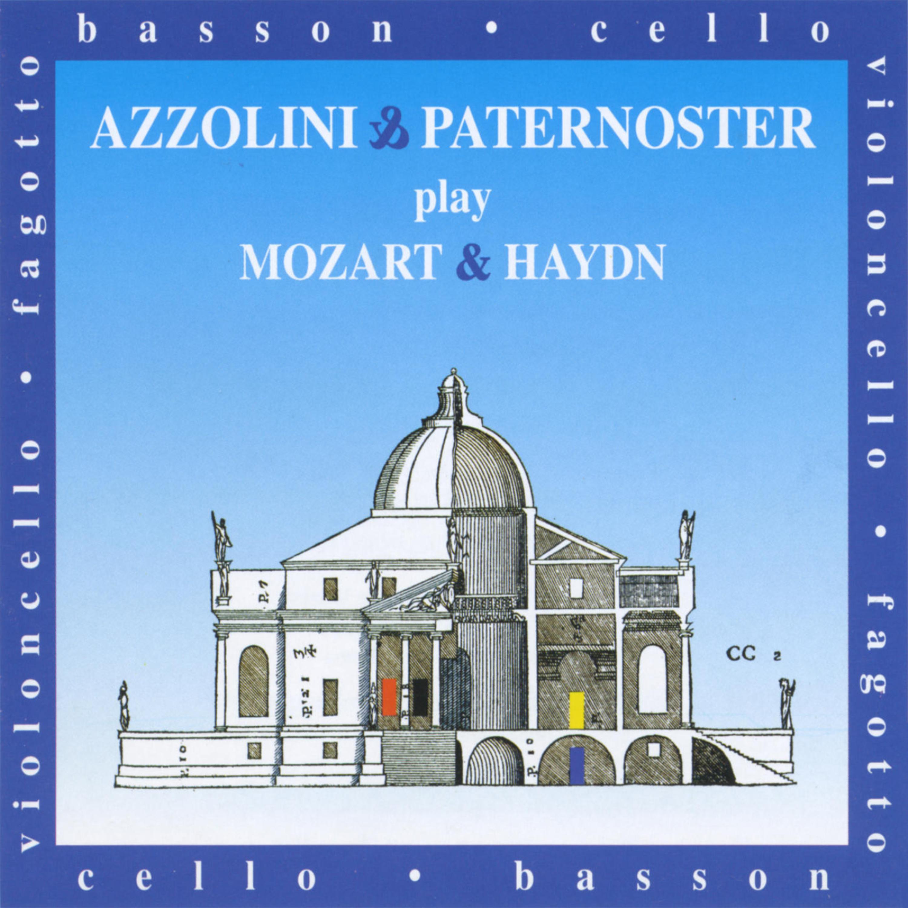 Постер альбома Sergio Azzolini and Vito Paternoster play Mozart and Haydn
