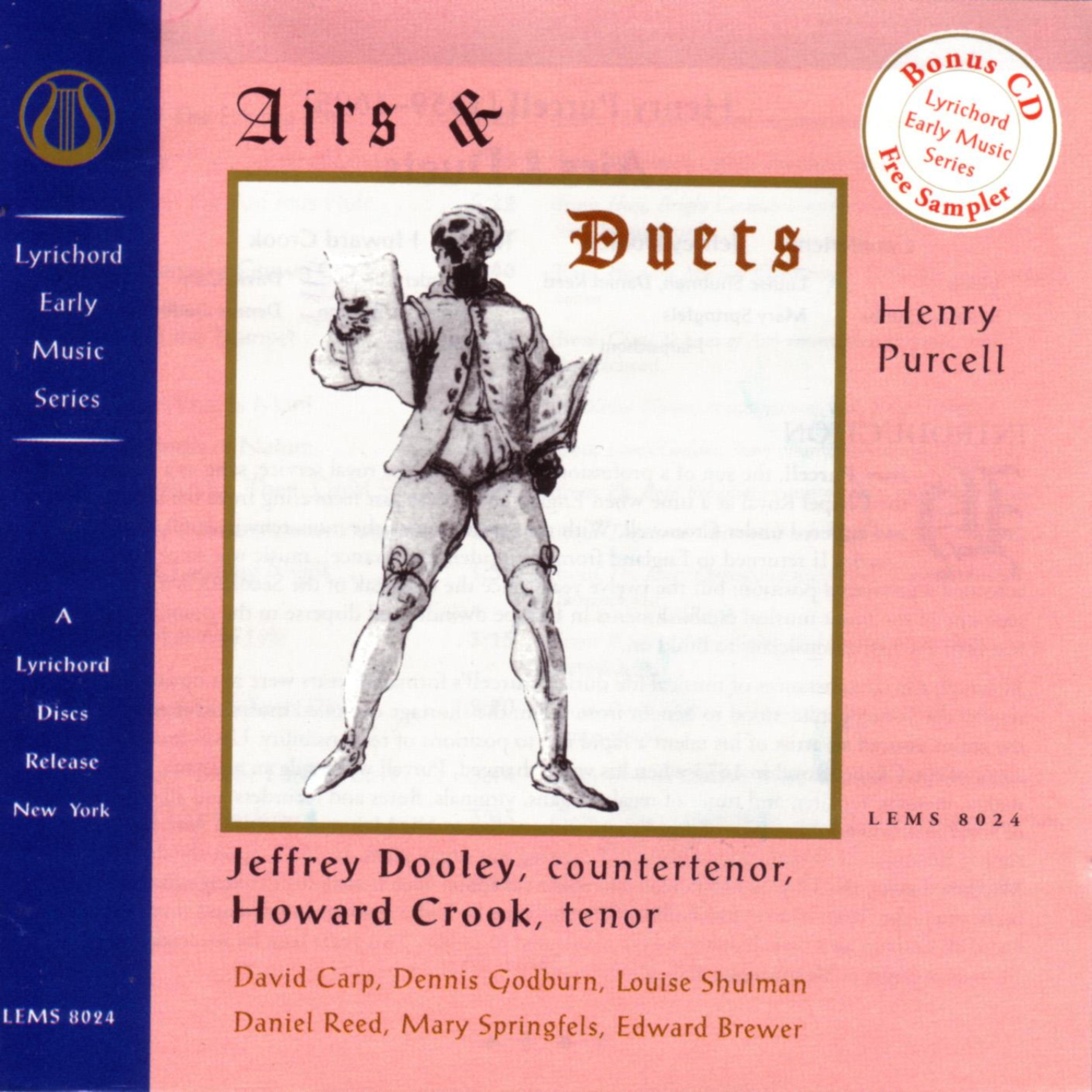 Постер альбома Henry Purcell:  Airs and Duets