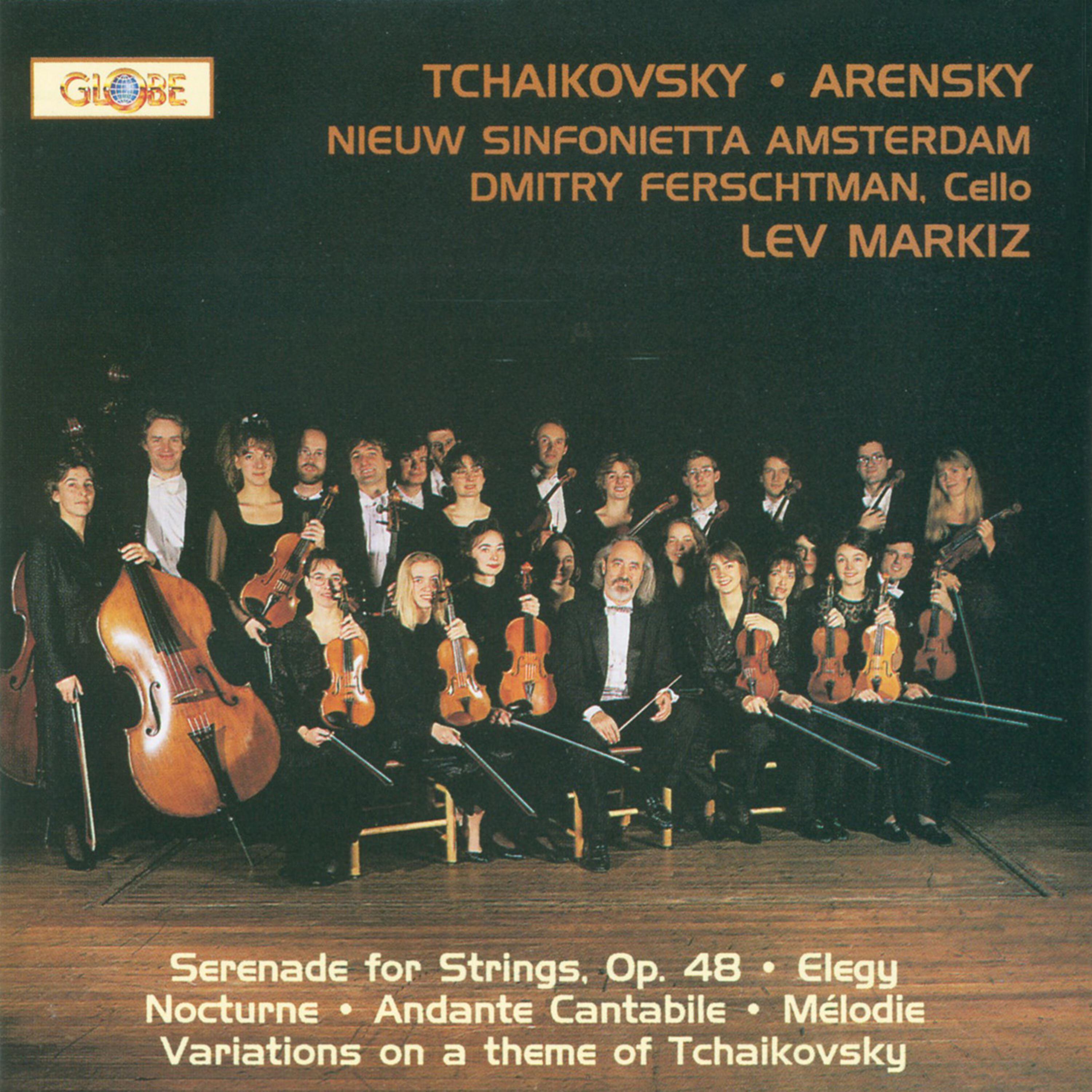 Постер альбома Arensky: Variations on a Theme of Tchaikovsky - Tchaikovsky: Serenade for Strings, Op. 48