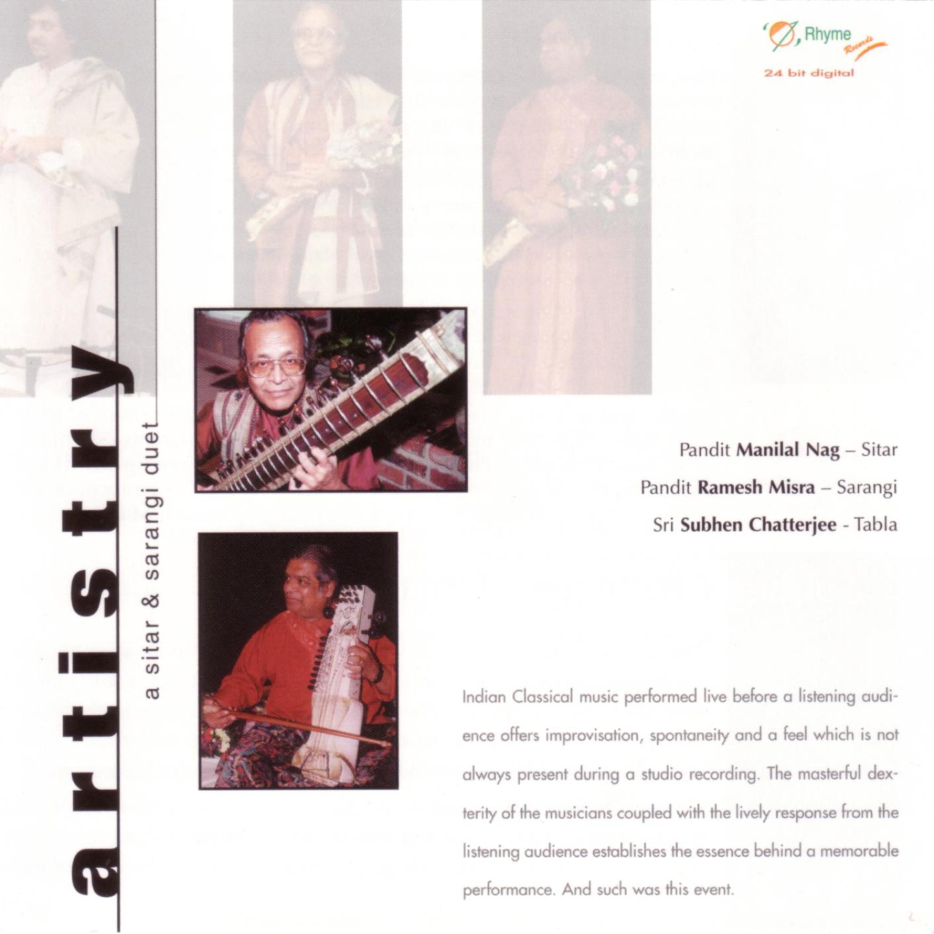 Постер альбома Artistry: A Sitar & Sarangi Duet