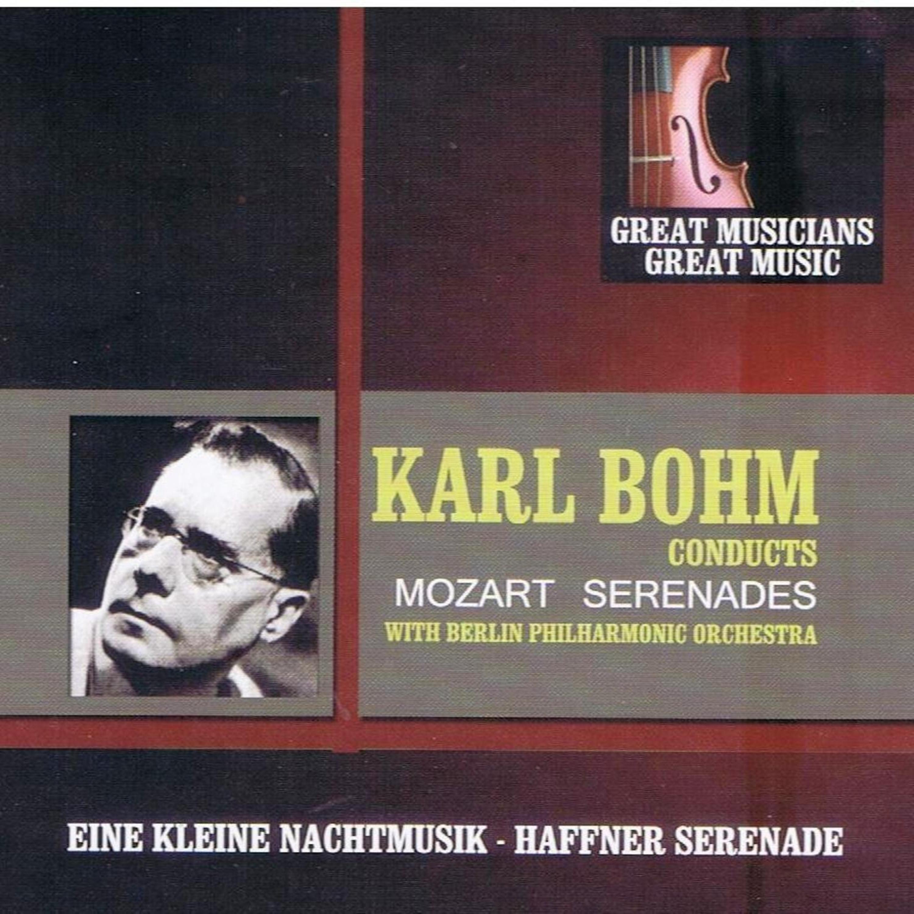 Постер альбома Great Musicians, Great Music: Karl Böhm Conducts Mozart Serenades