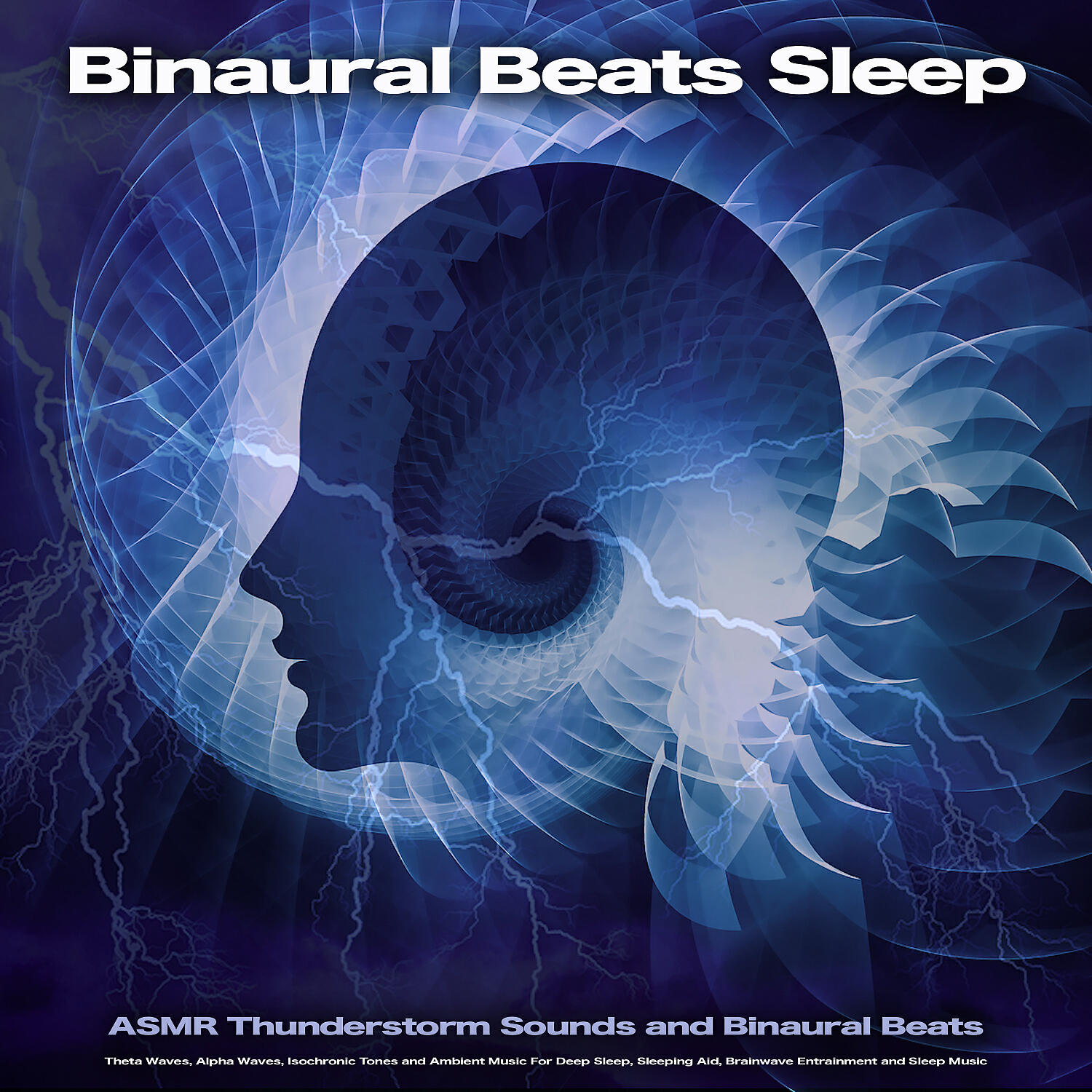 Binaural Beats Sleep - Deep Sleep Thunderstorm Music