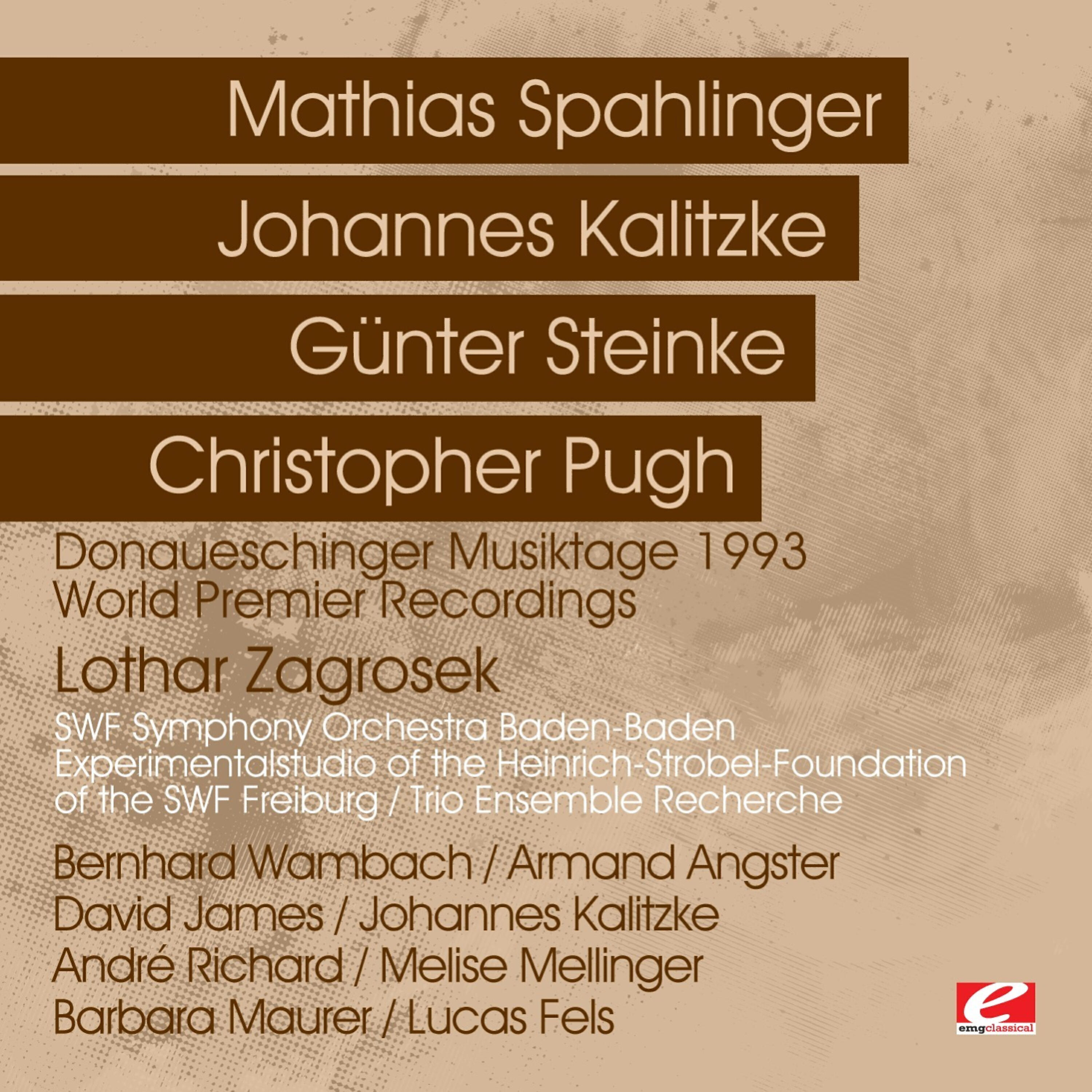 Lothar Zagrosek - Terrain (1993) for large orchestra