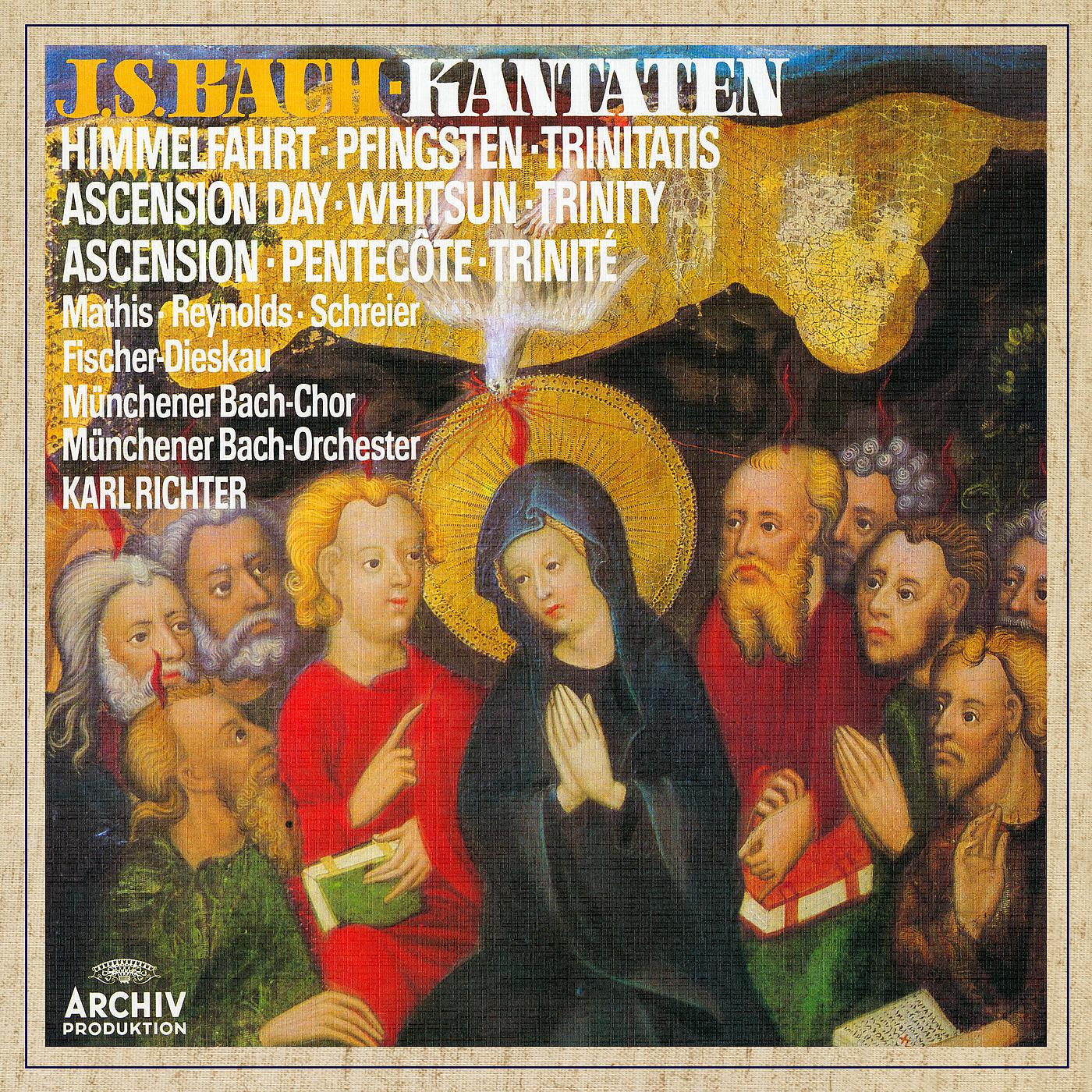 Постер альбома Bach, J.S.: Cantatas for Ascension Day, Whitsun & Trinity