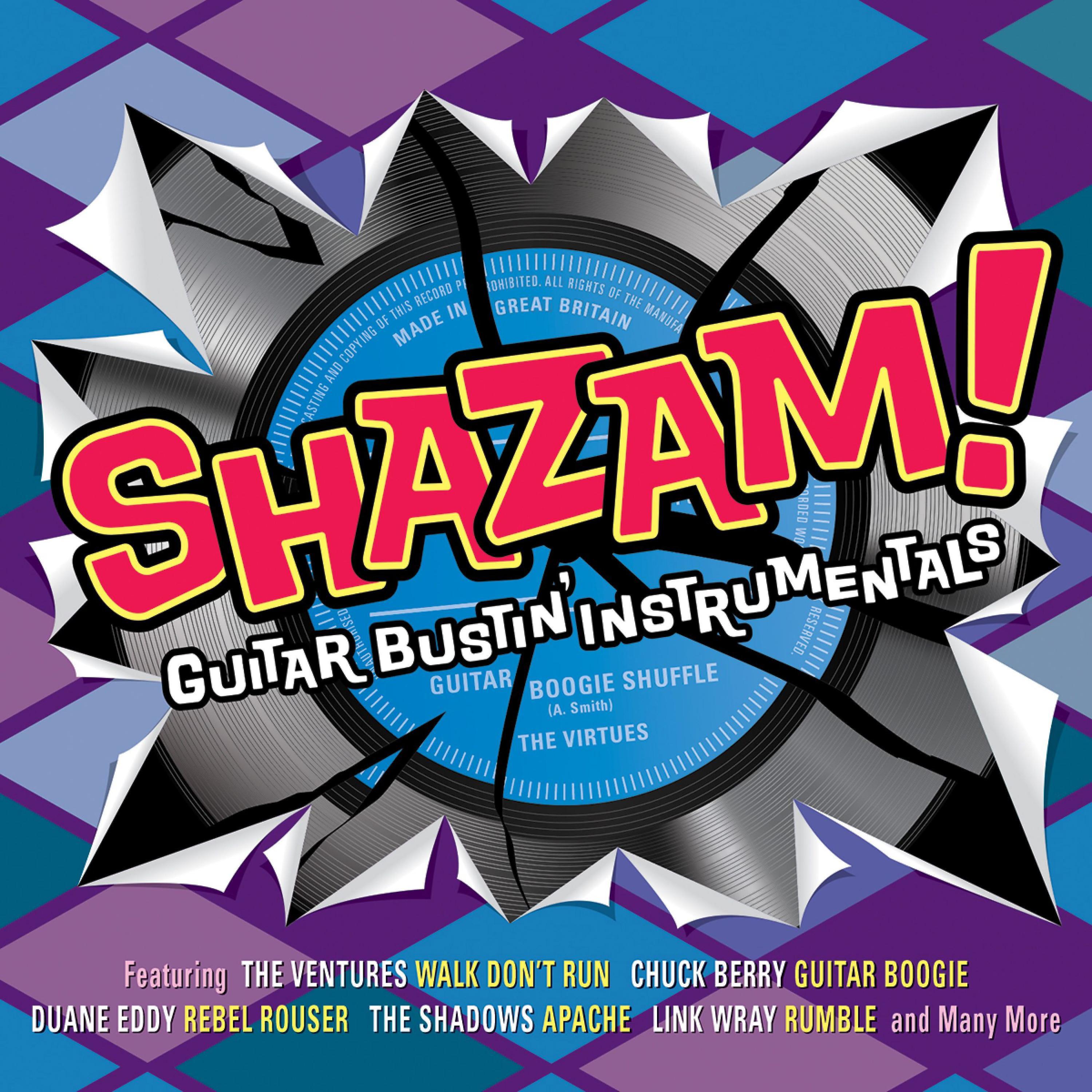 Постер альбома Shazam! - 50 Guitar Busting Instrumentals