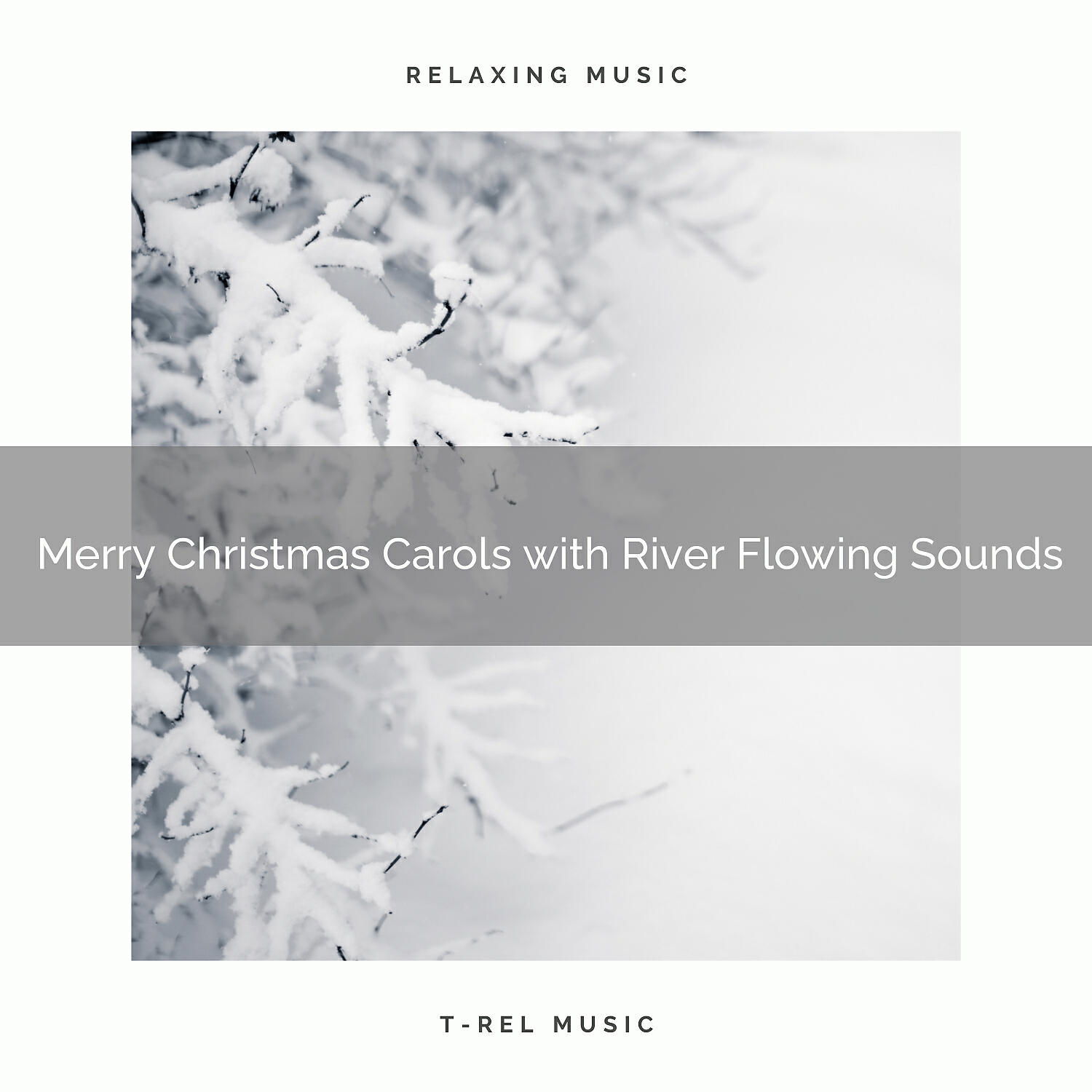 Water Sound Natural White Noise - Joyful Christmas Songs with Water Running Sounds