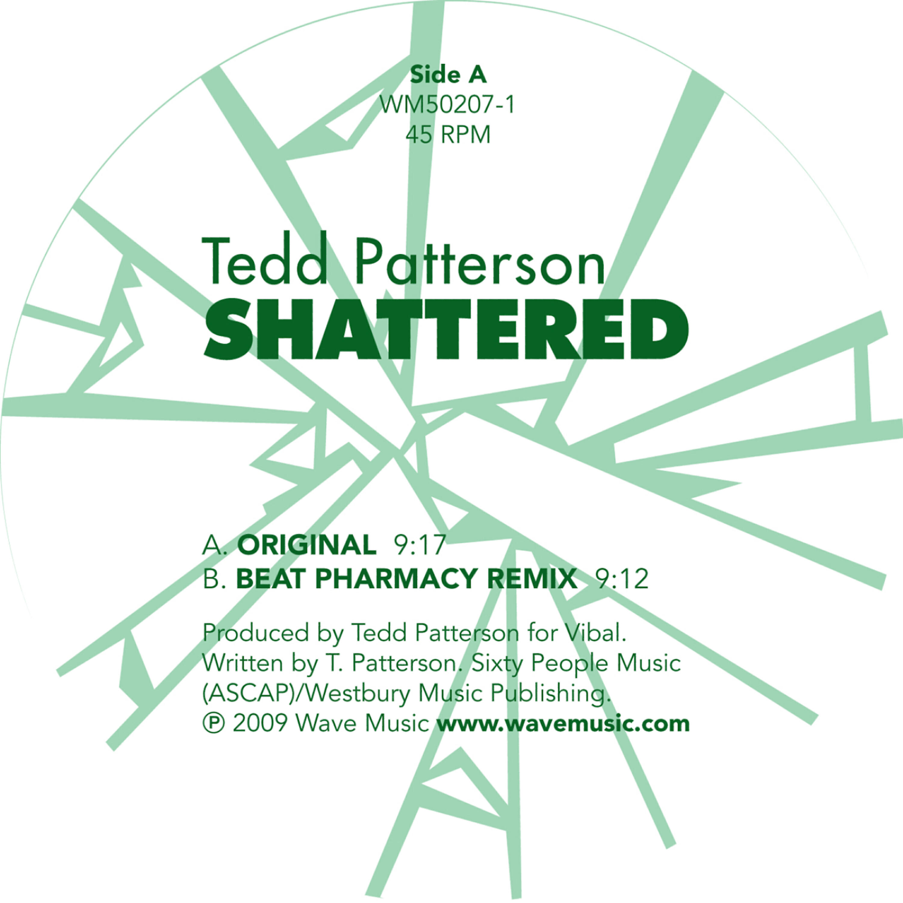 TEDD PATTERSON - Shattered (Beat Pharmacy Dub)
