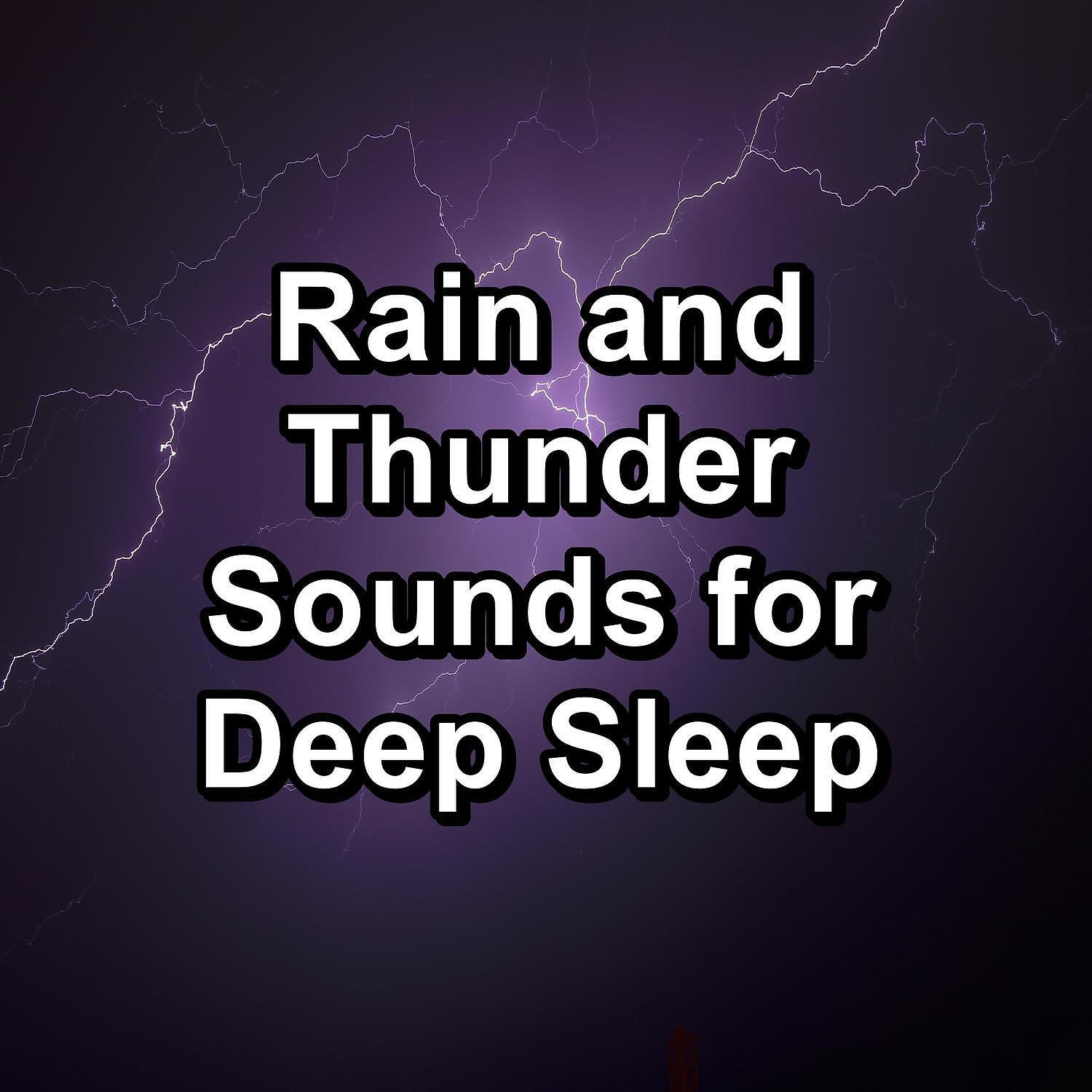 Rain Sounds - Blowing Wind and Drizzling with Thunder