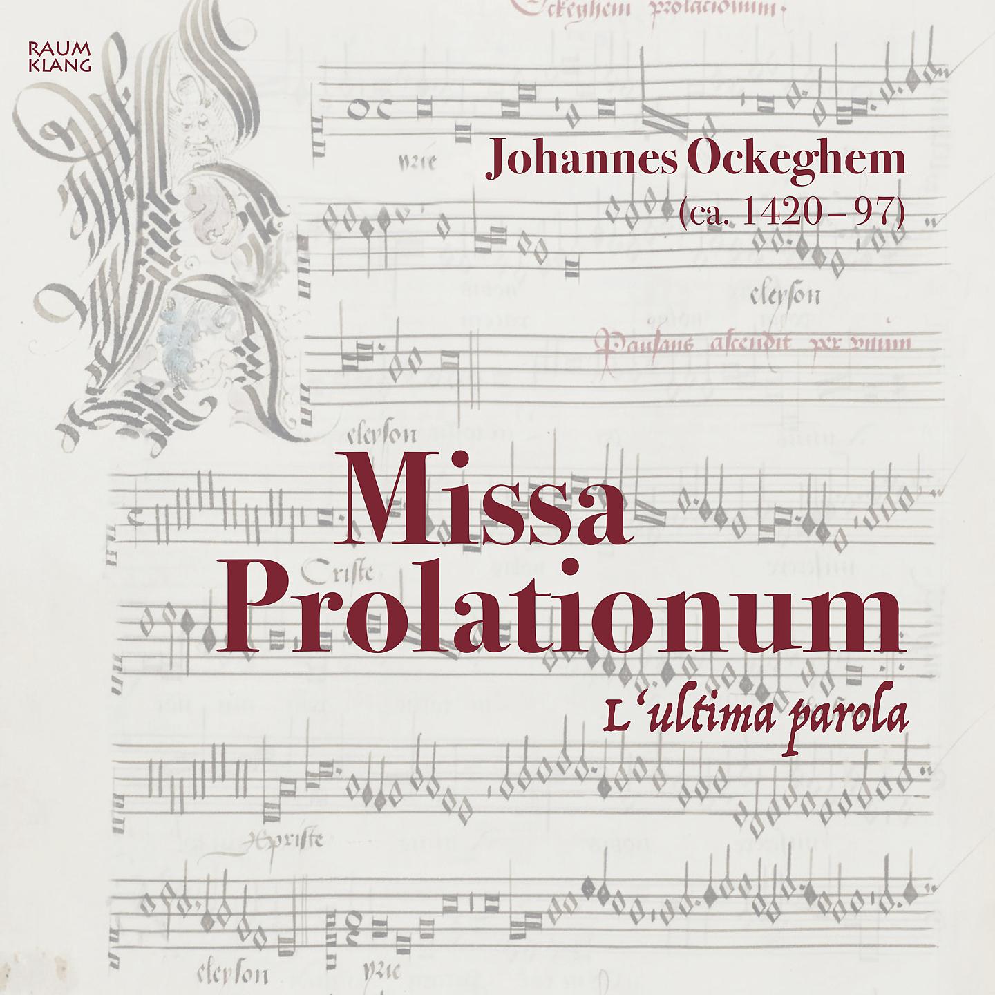Постер альбома Missa Prolationum