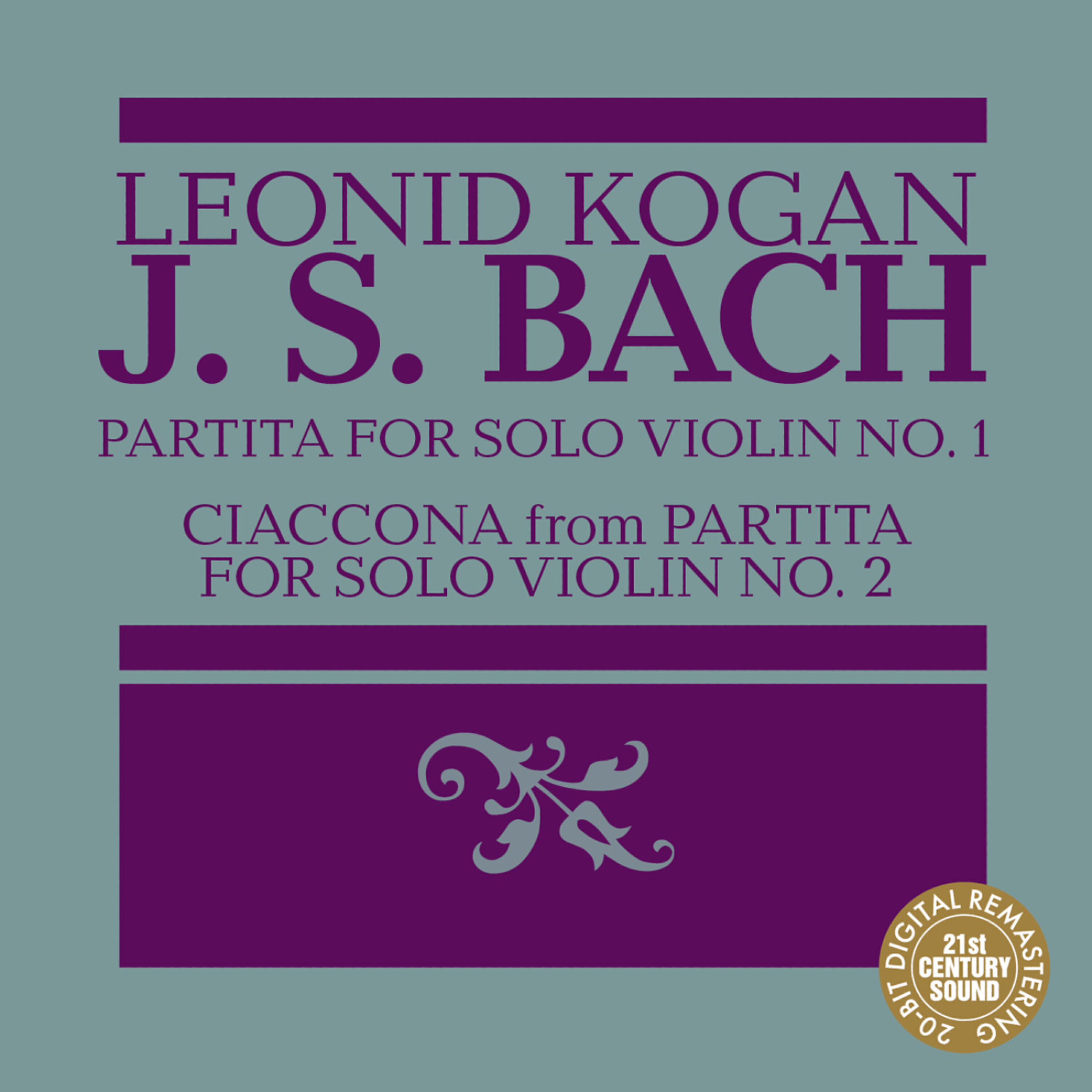 Leonid Kogan - Partita No. 1 in B Minor, BWV 1002: I. Allemande