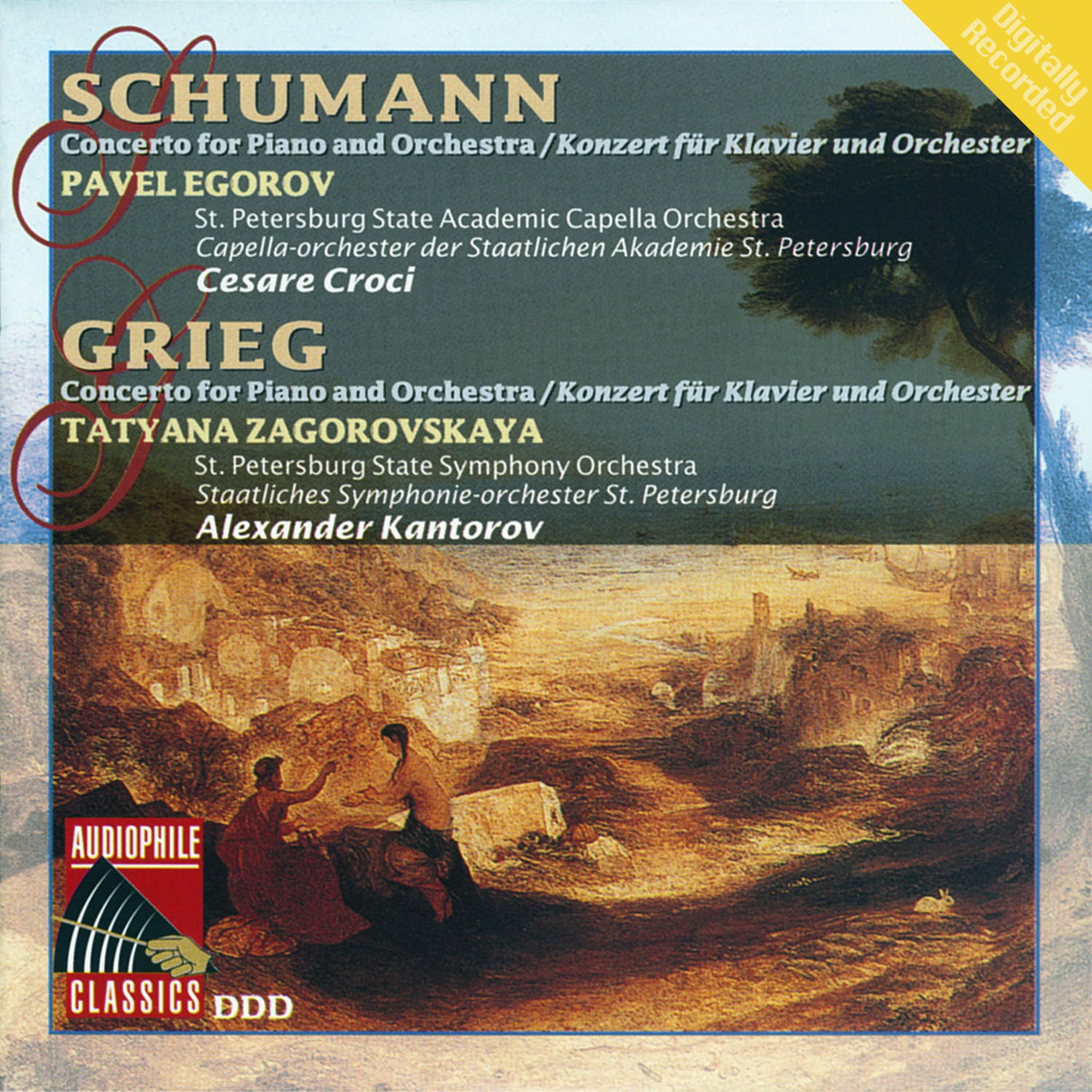 Постер альбома Schumann: Piano Concerto in A Minor - Grieg: Piano Concerto in A Minor