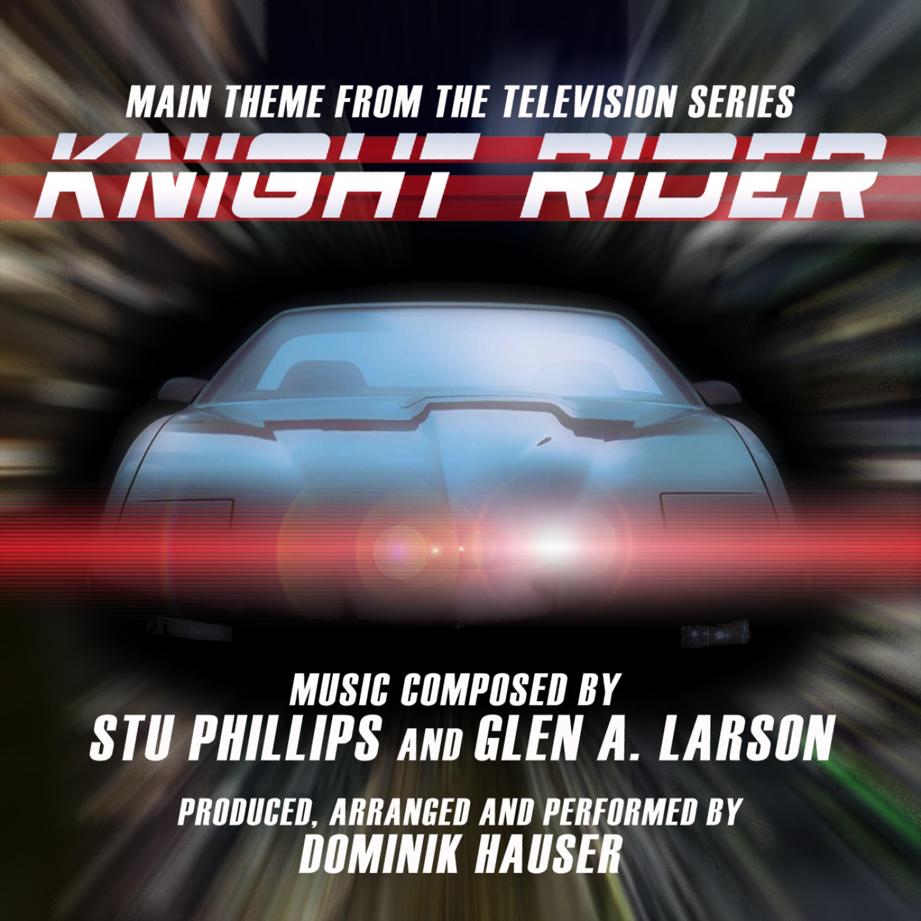 Постер альбома "Knight Rider"-Theme from The TV Series By Stu Phillips and Glen A. Larson