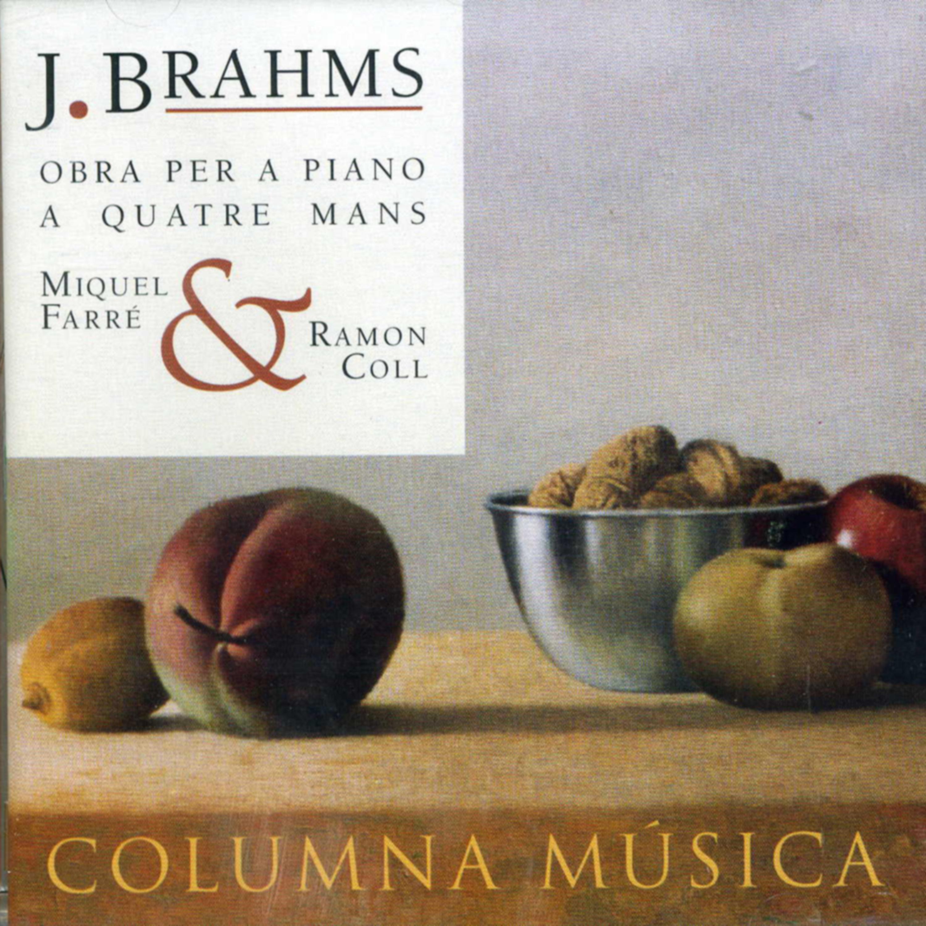 Постер альбома J. Brahms: Obra per a Piano a Quatre Mans