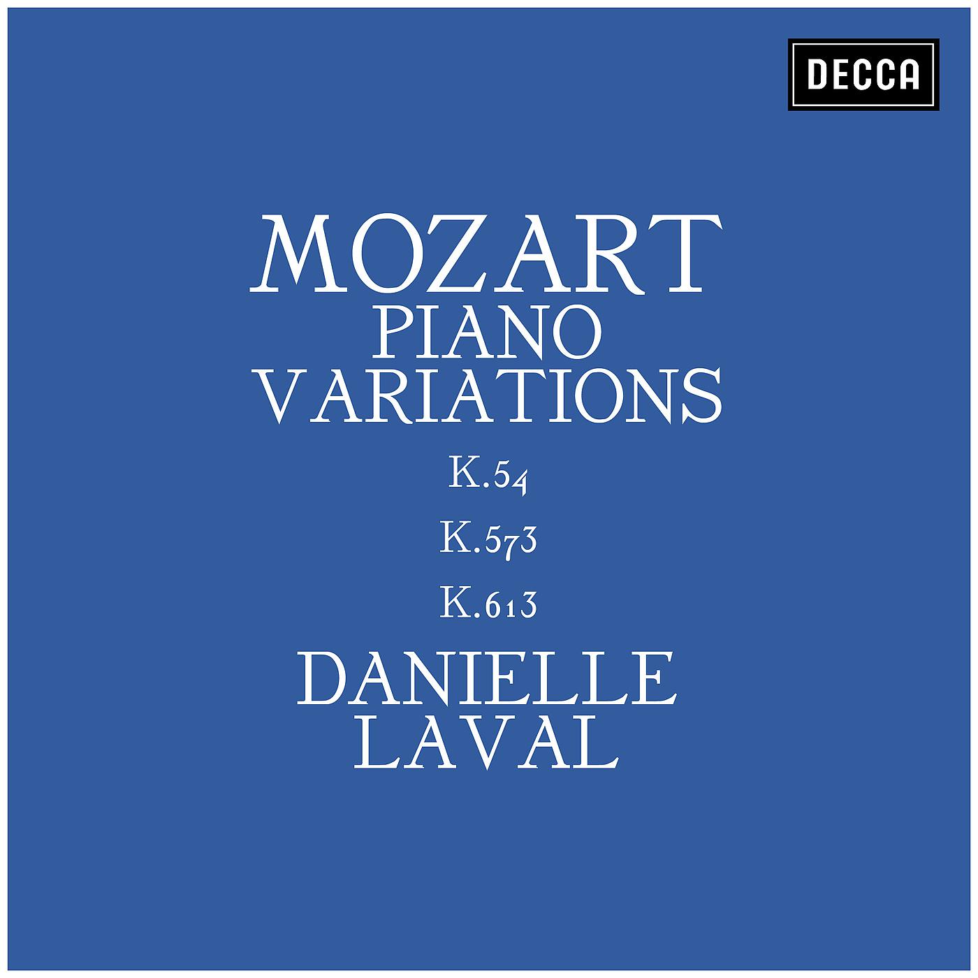 Постер альбома Mozart: Piano Variations K.54, K.573, K.613