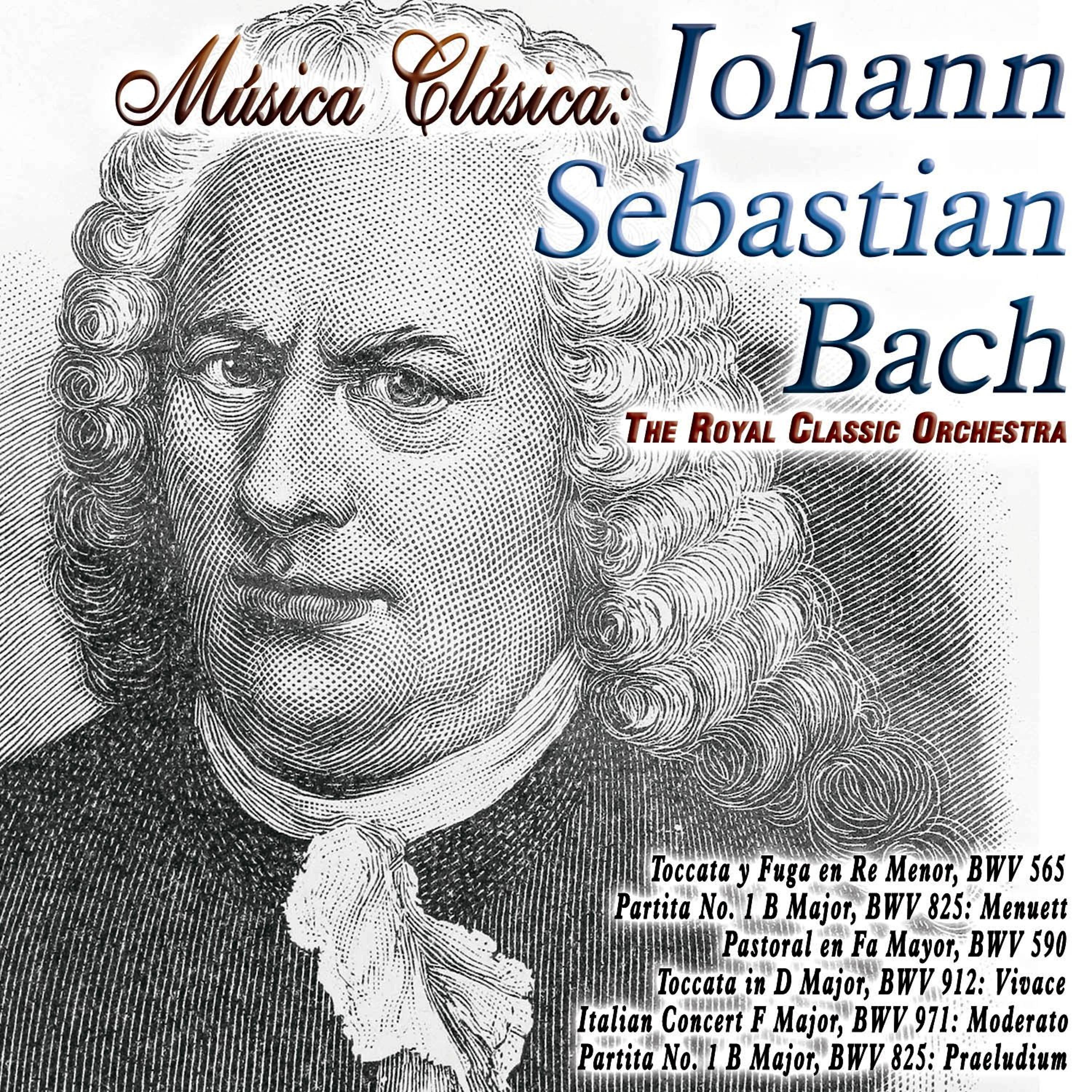 Постер альбома Música Clásica: Johann Sebastian Bach