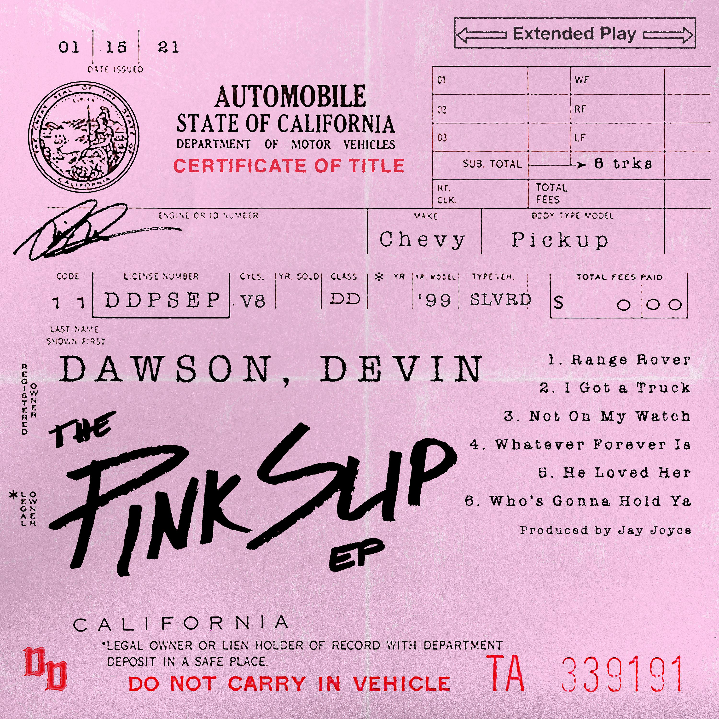 Постер альбома The Pink Slip EP