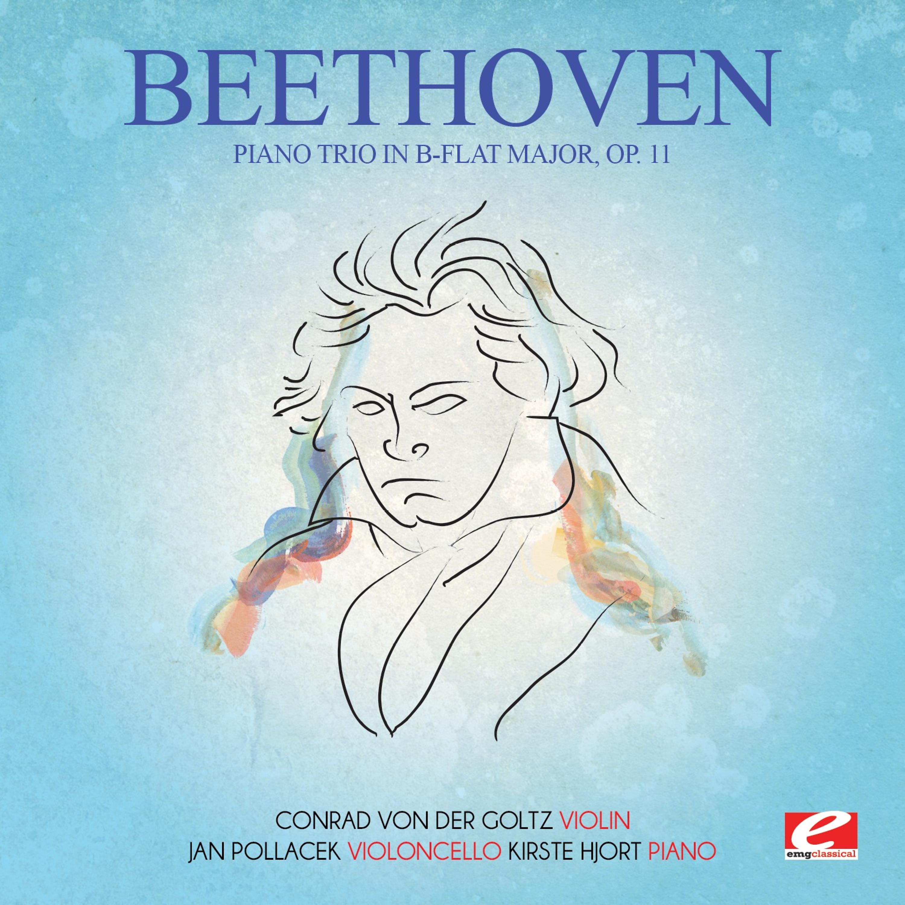 Постер альбома Beethoven: Piano Trio in B-Flat Major, Op. 11 (Digitally Remastered)