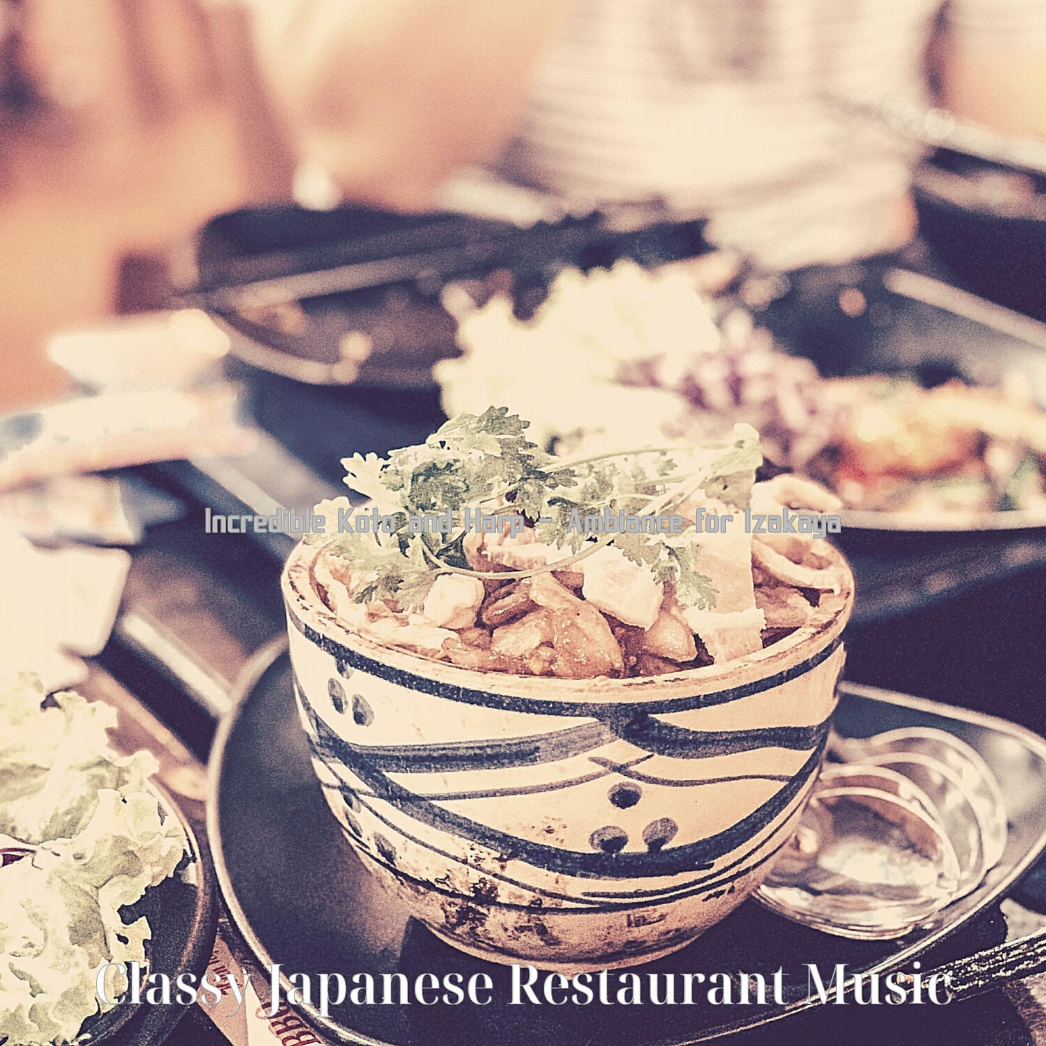 Classy Japanese Restaurant Music - Harp and Koto Soundtrack for Soba