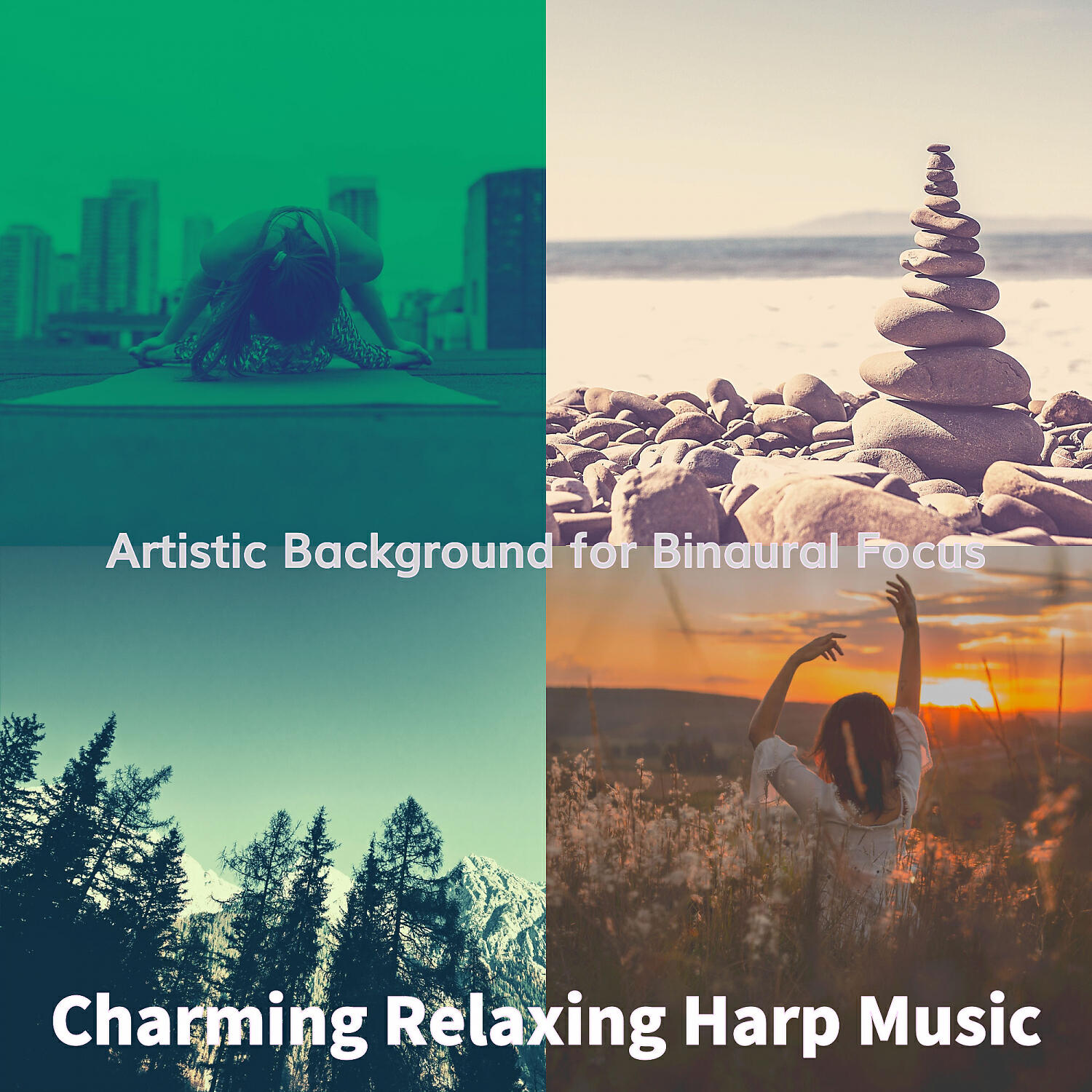 Charming Relaxing Harp Music - Contemporary Guitar and Harps - Vibe for 2 Hour Spa