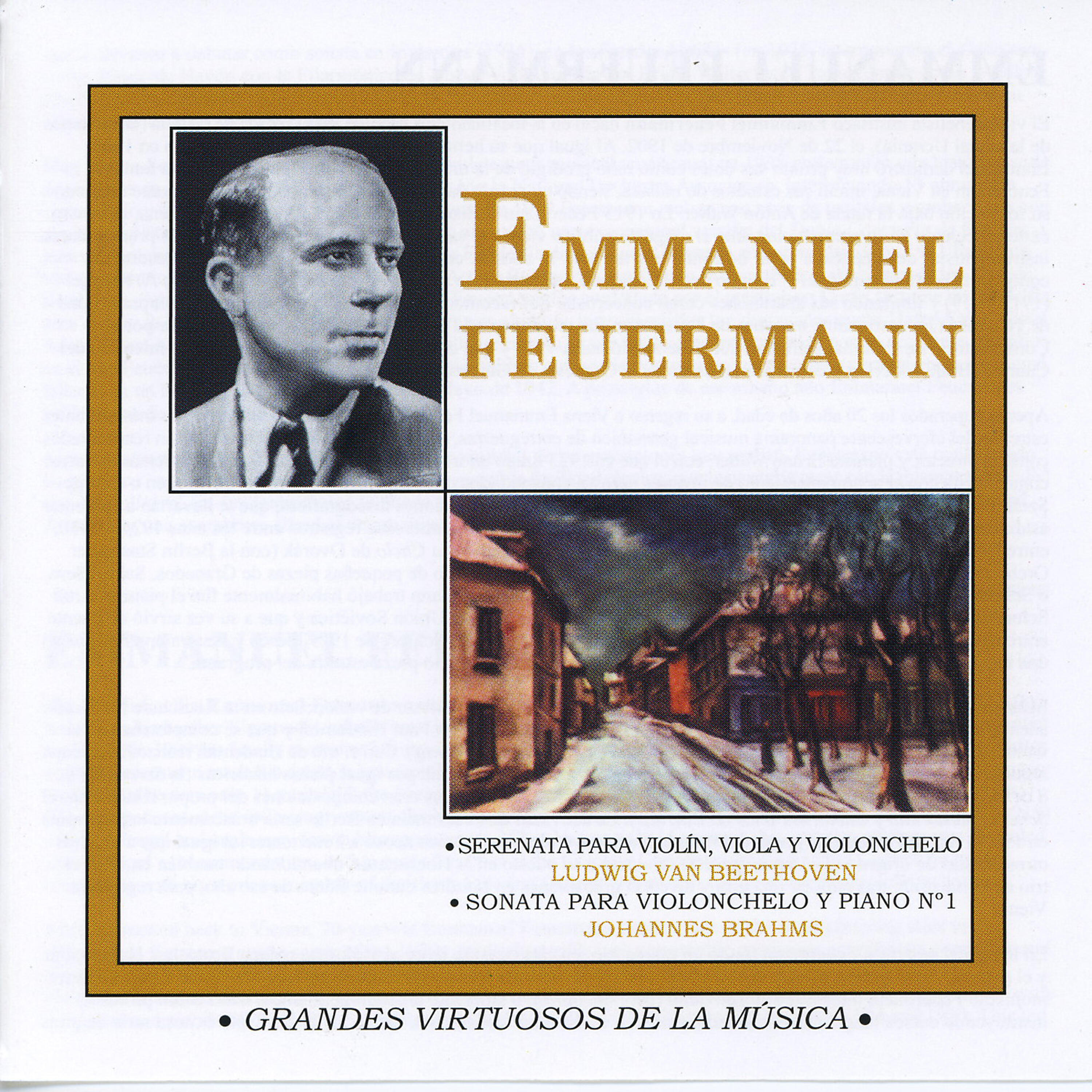 Emmanuel Feuermann - Sonata para Violonchelo y Piano No.1 en Mi Menor, Op.38 III. Allegro