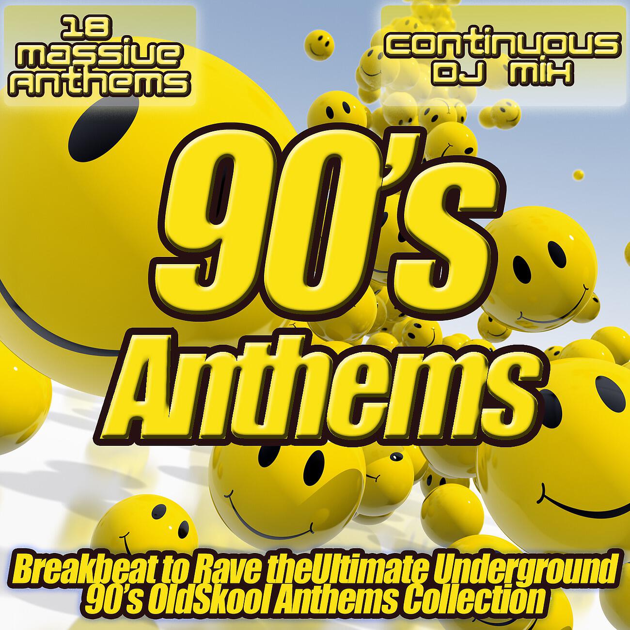VARIOUS ARTISTS - 90s Oldskool Anthems - Breakbeat to Rave ultimate Old School Club Clasics