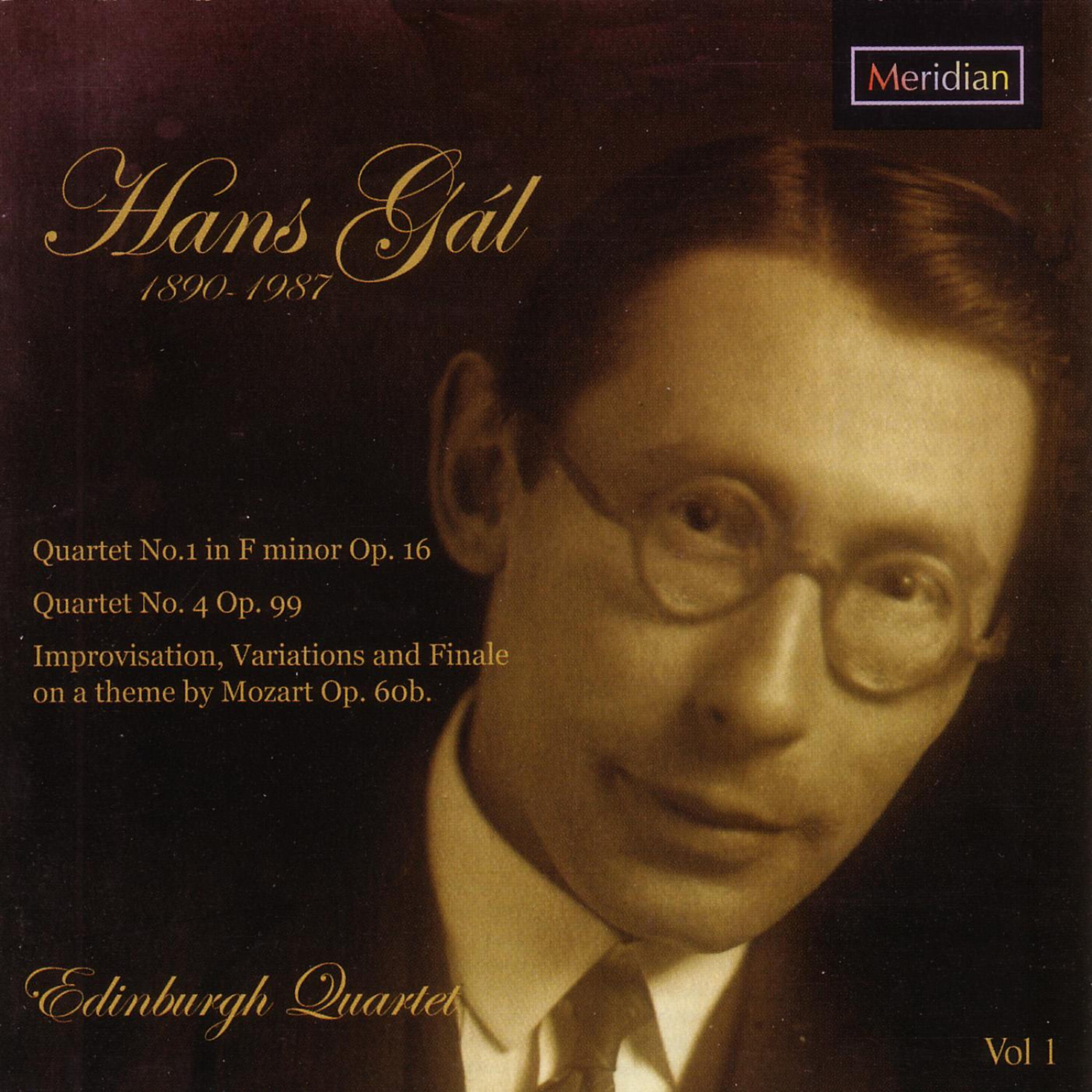Edinburgh Quartet - Improvisation, Variations and Finale on a Theme by Mozart, Op. 60b: Var. I.