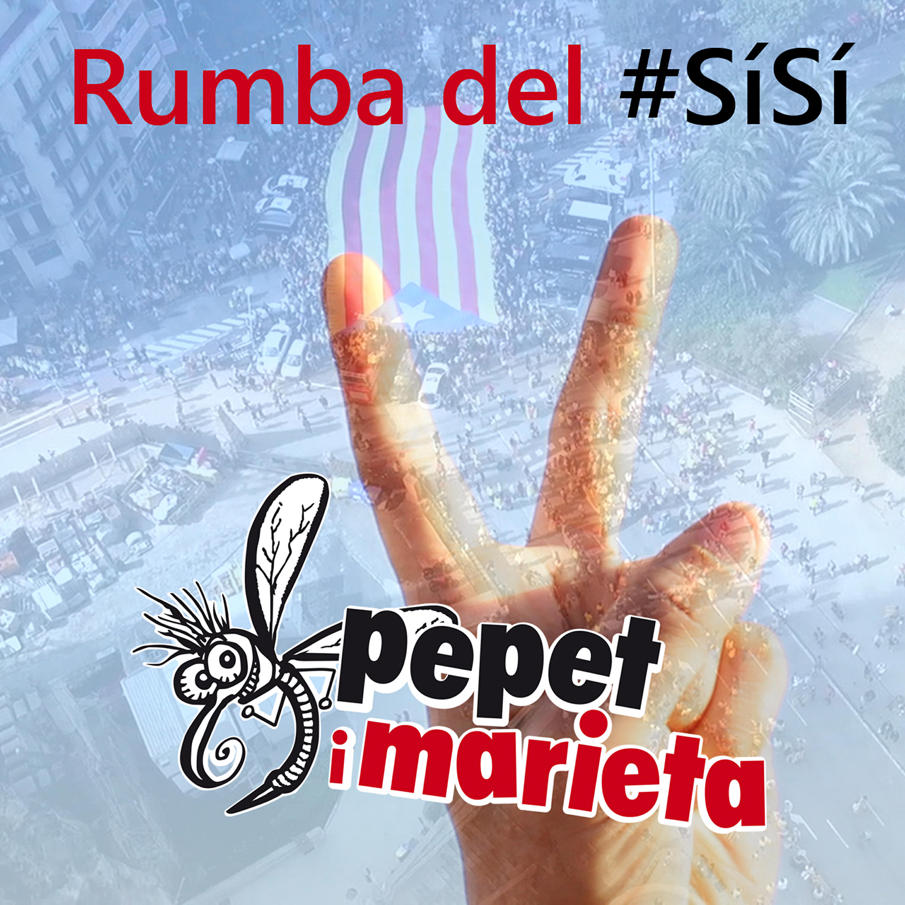 Pepet i Marieta - Rumba del #SíSí - Flashmob per la Independència 12/07/2014 Girona