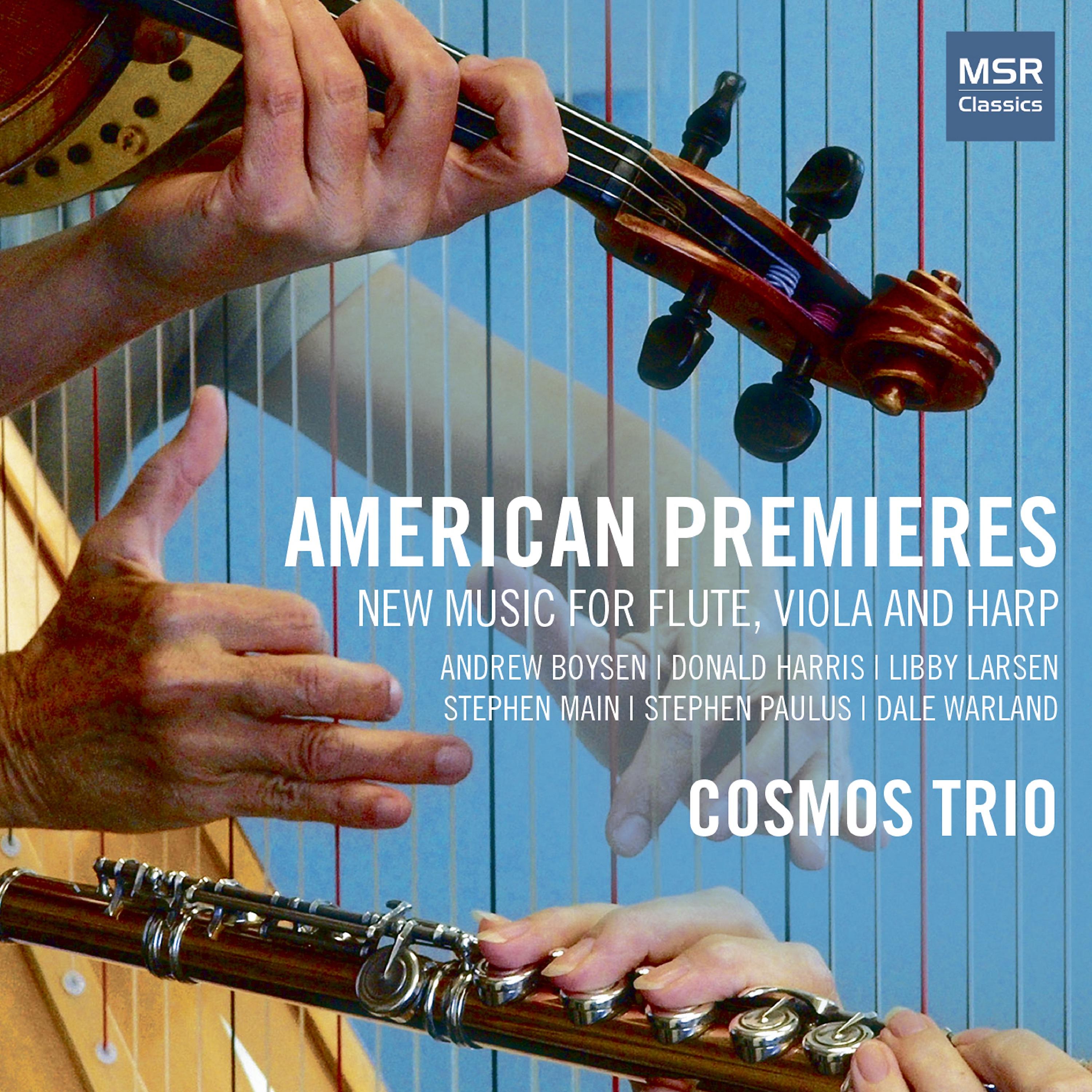 Постер альбома American Premieres - New Music for Flute, Viola and Harp