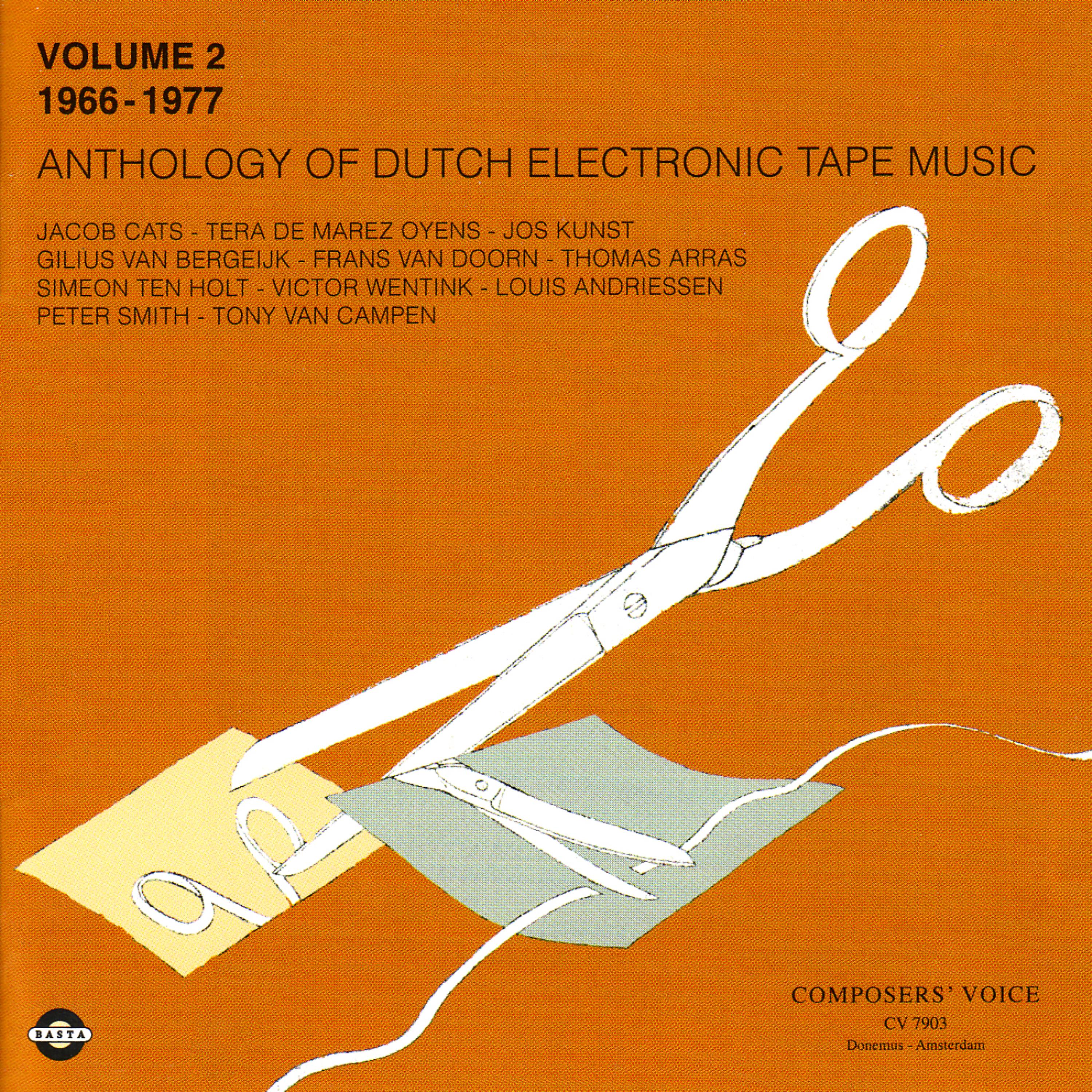 Постер альбома Anthology of Dutch Electronic Tape Music Vol. 2 - 1966-1977