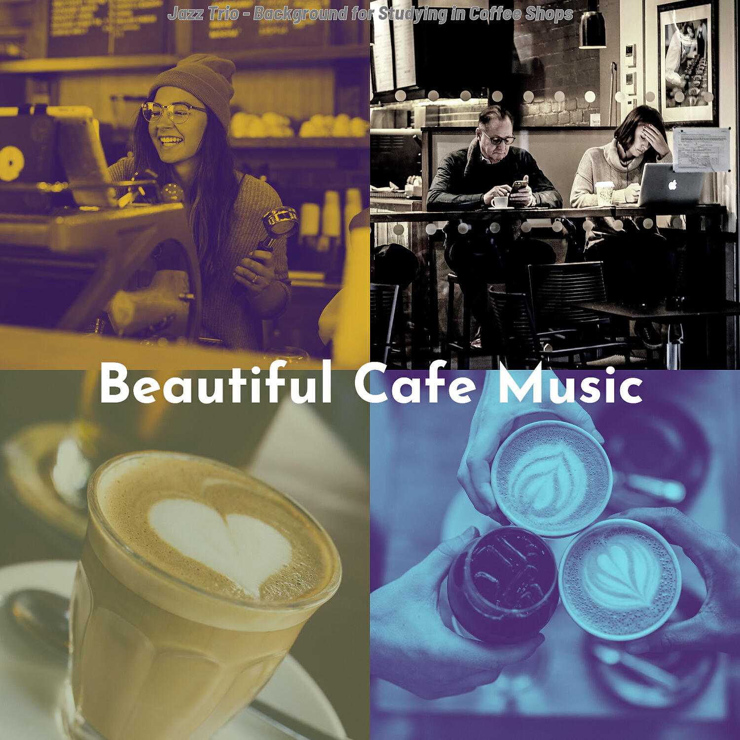 Beautiful Cafe Music - Retro Jazz Guitar Trio - Vibe for Coffee Shops