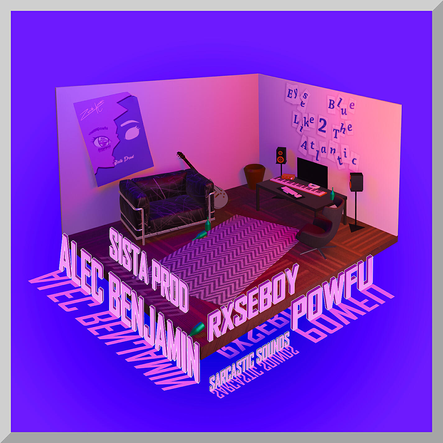 Sista Prod - Eyes Blue Like The Atlantic, Pt. 2 (feat. Powfu, Alec Benjamin & Rxseboy)