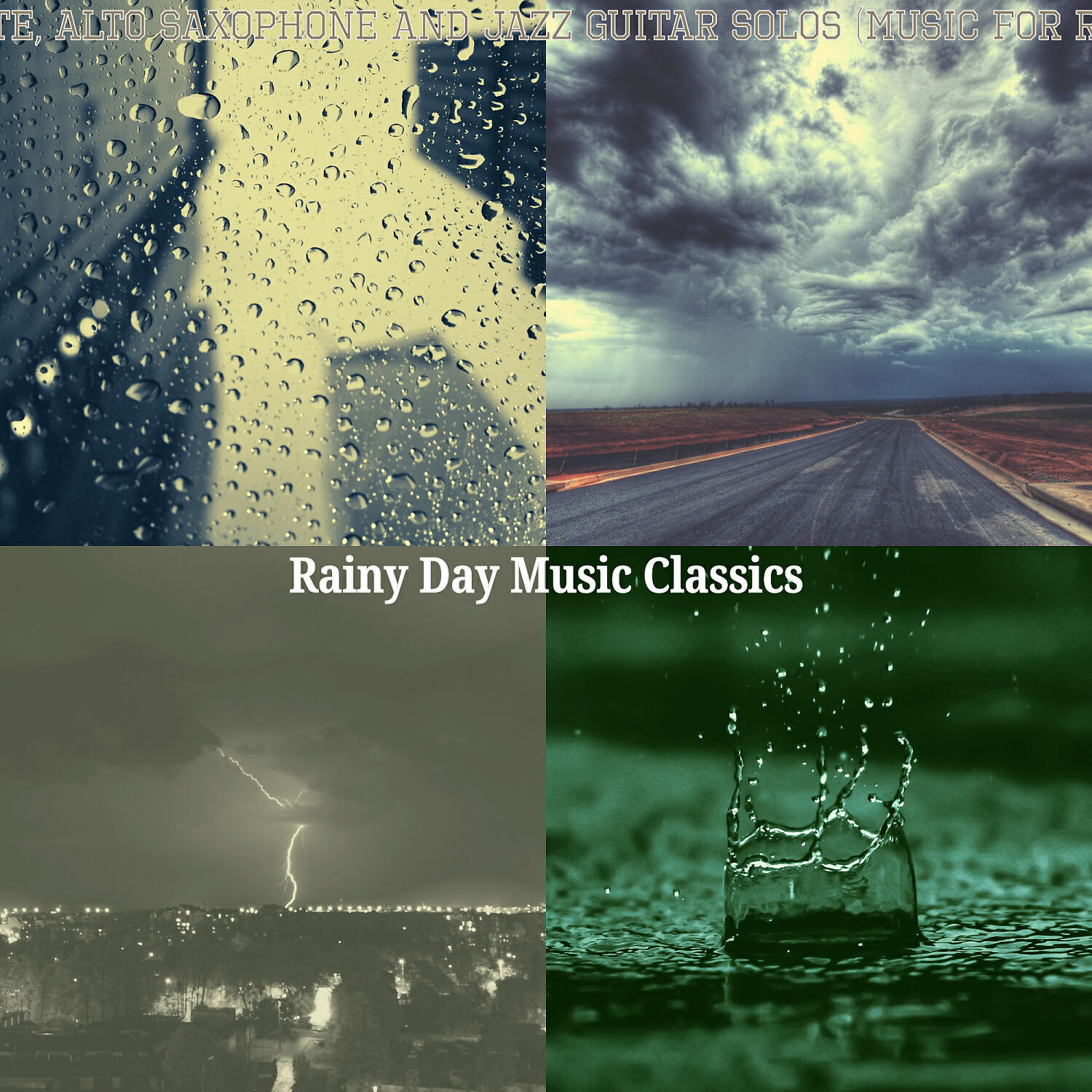 Rainy Day Music Classics - Pulsating Saxophone Bossa Nova - Vibe for Thunderstorms