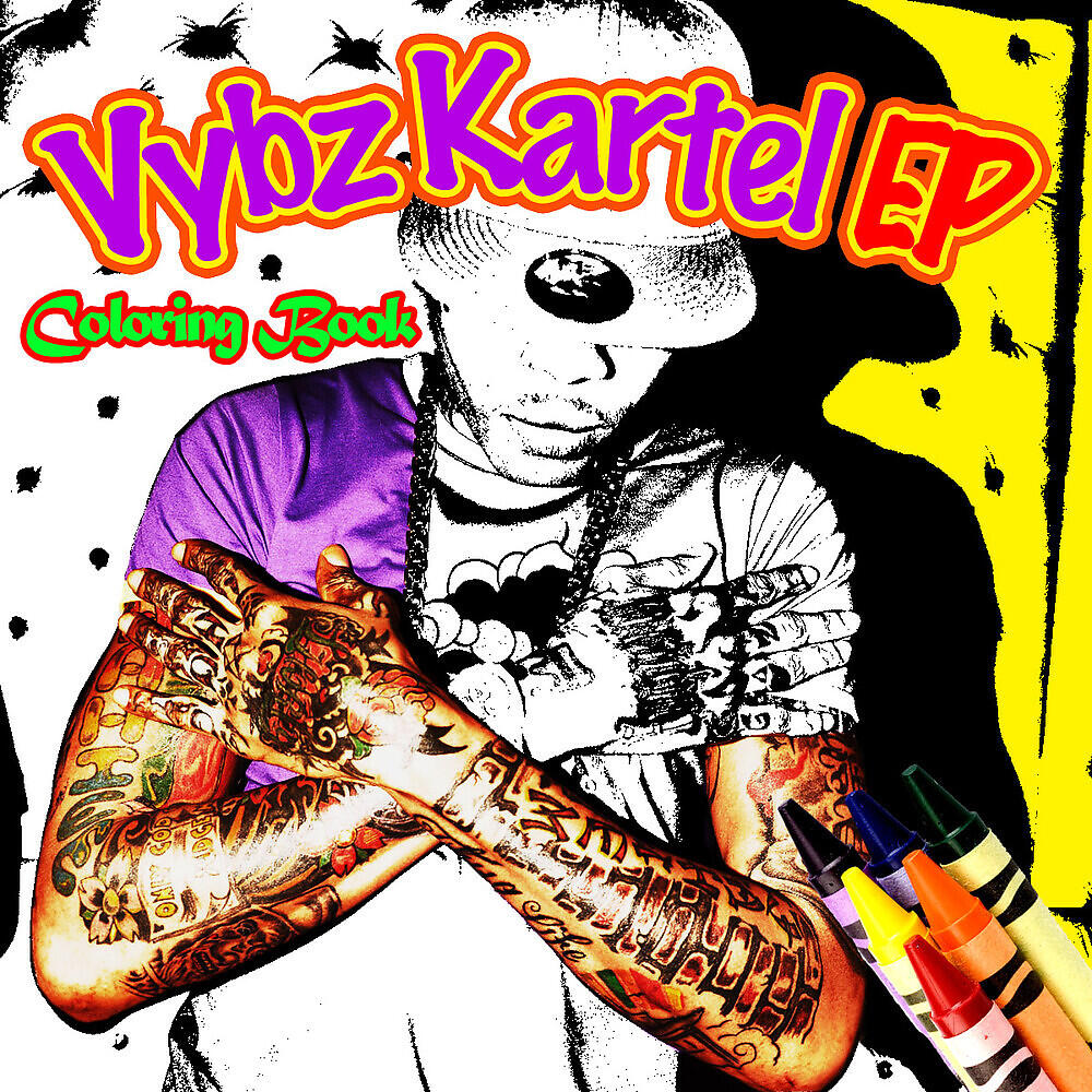 VYBZ KARTEL - Colouring Book / Tattoo Time Come