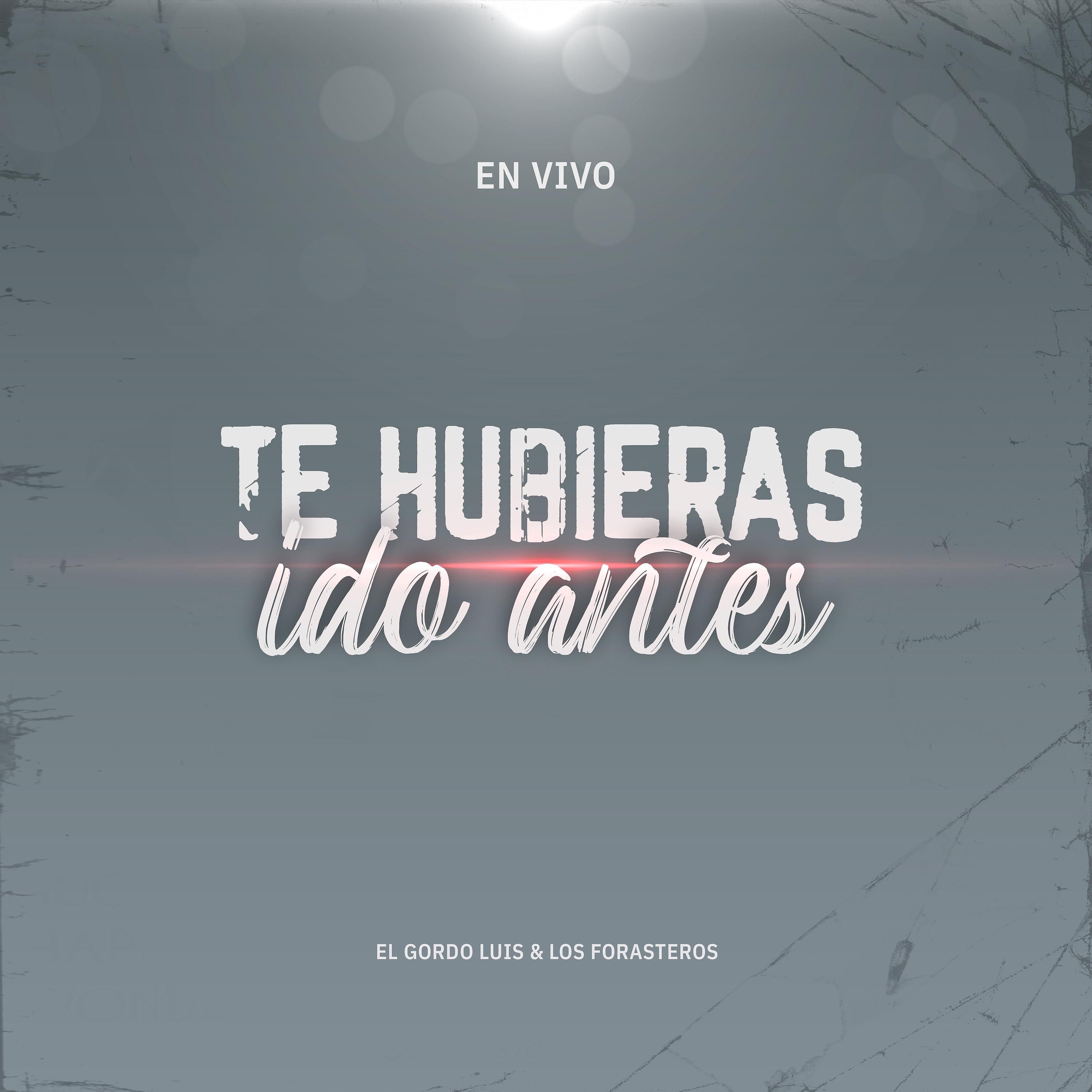 Постер альбома Te Hubieras Ido Antes (En Vivo)