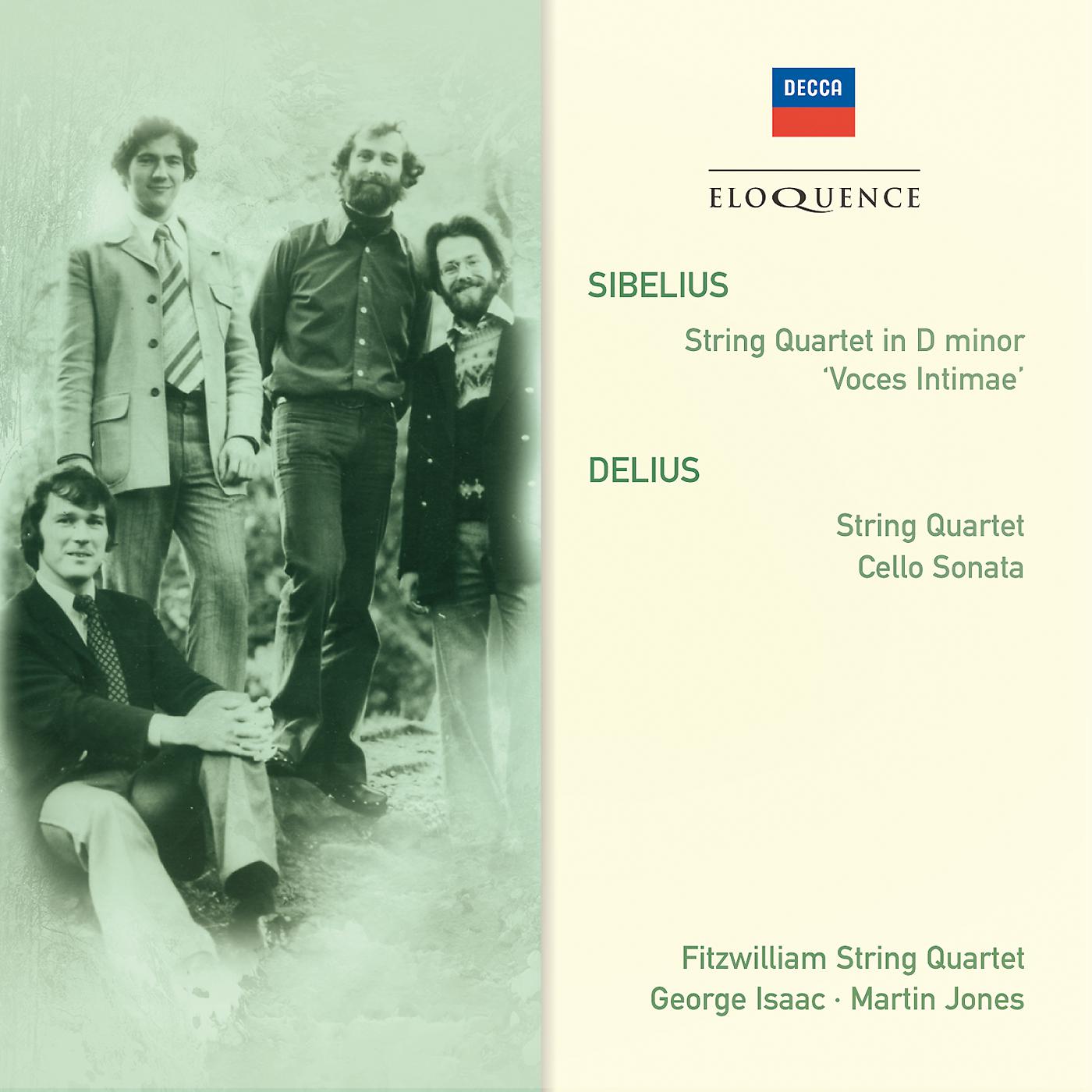 Постер альбома Sibelius: String Quartet in D minor; Delius: String Quartet; Cello Sonata