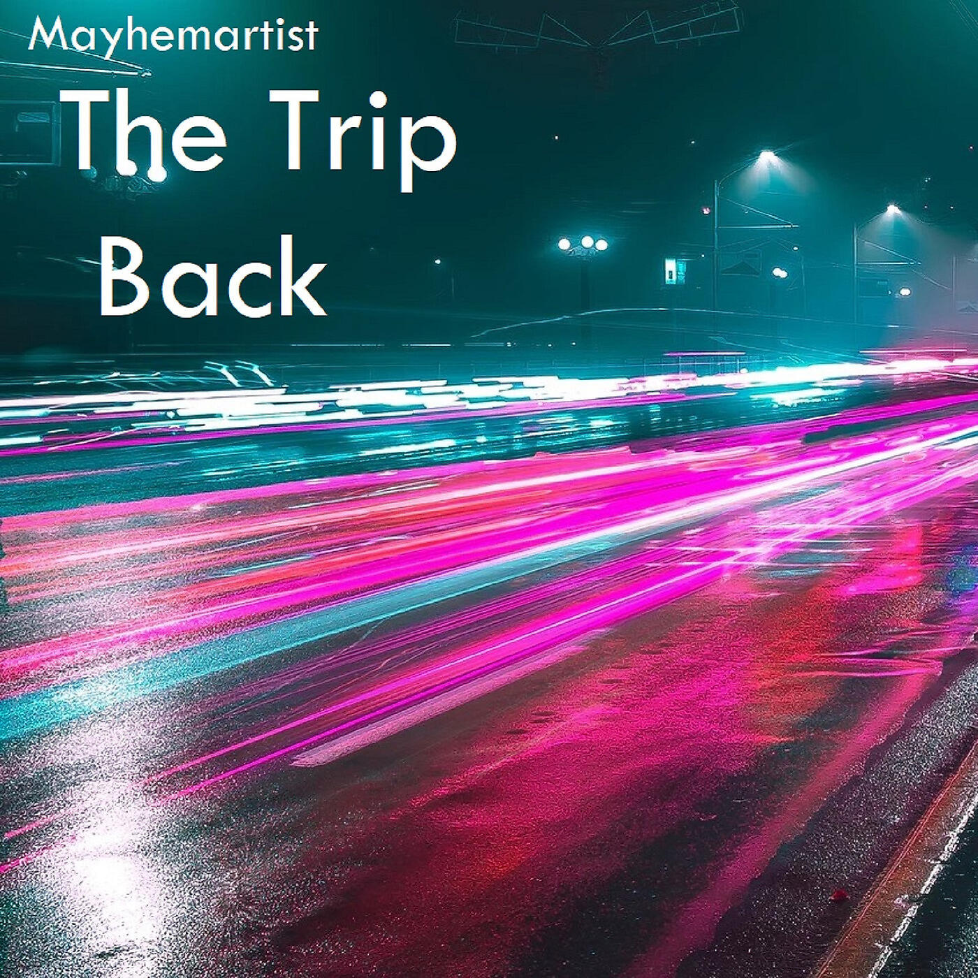 Mayhemartist - Purple Led Lights Road