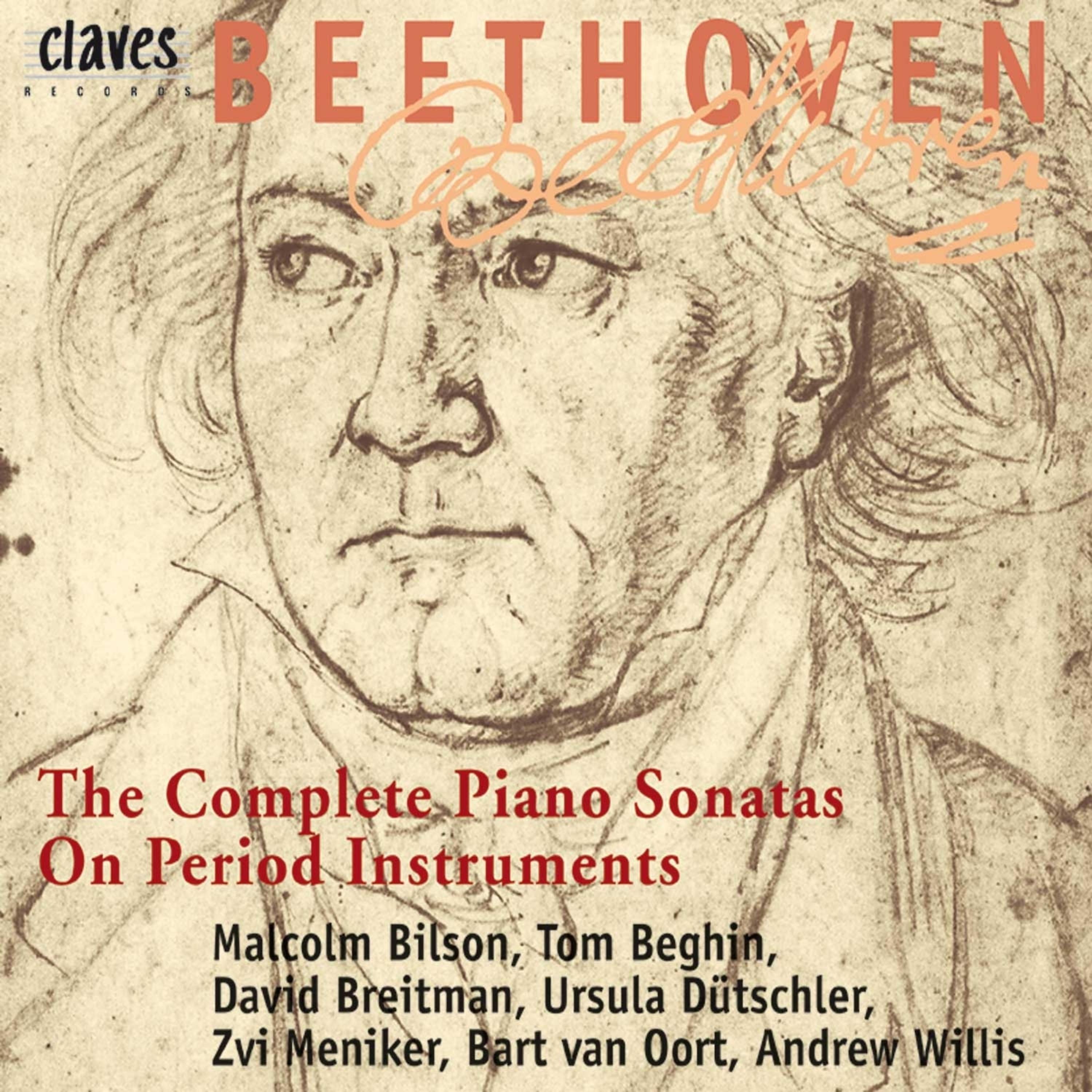 Постер альбома Beethoven : The Complete 32 Piano Sonatas on Period Instruments (In addition, the three Bonn - Kurfürsten - Sonatas)