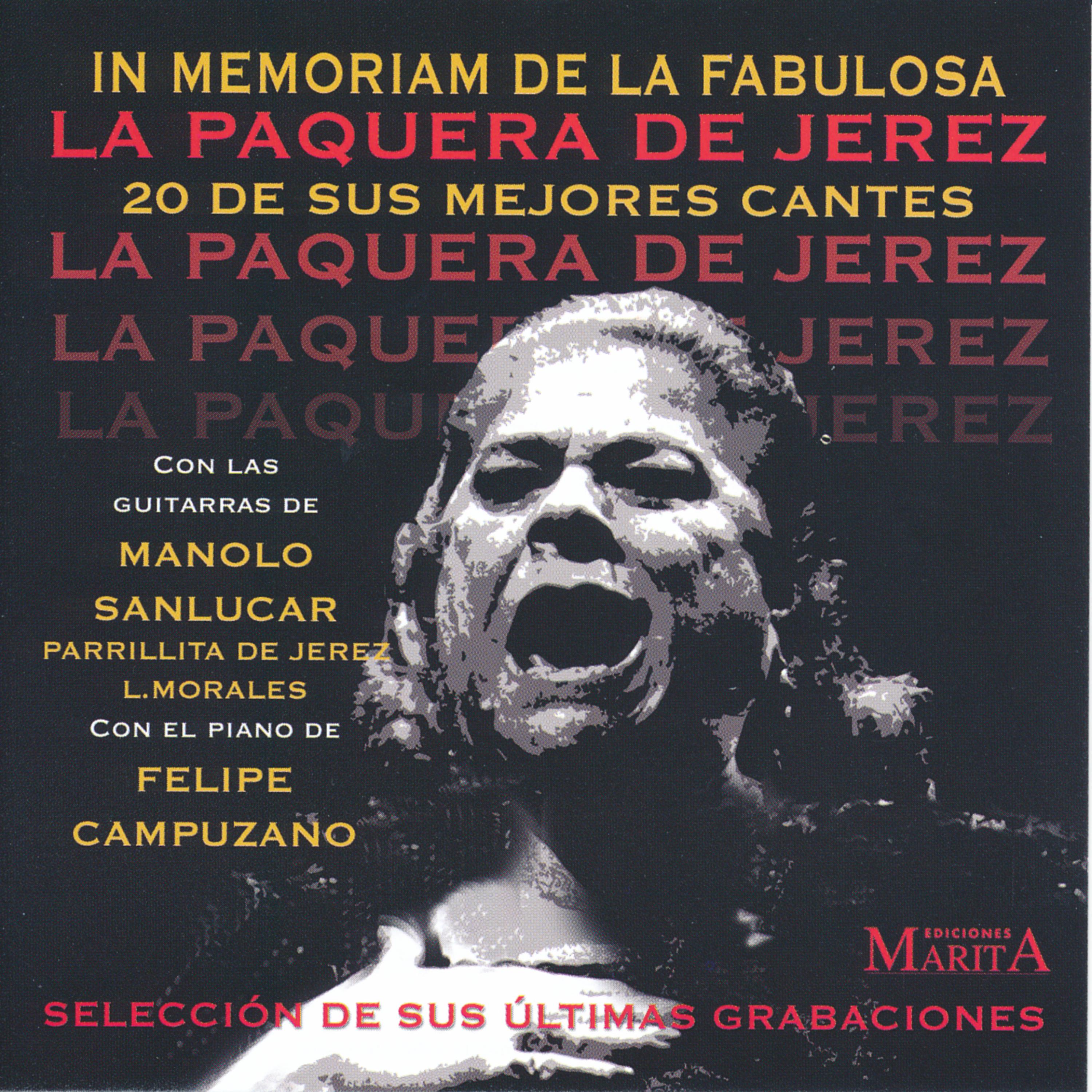 Постер альбома In Memoriam de la Fabulosa. Selección de Sus Últimas Grabaciones