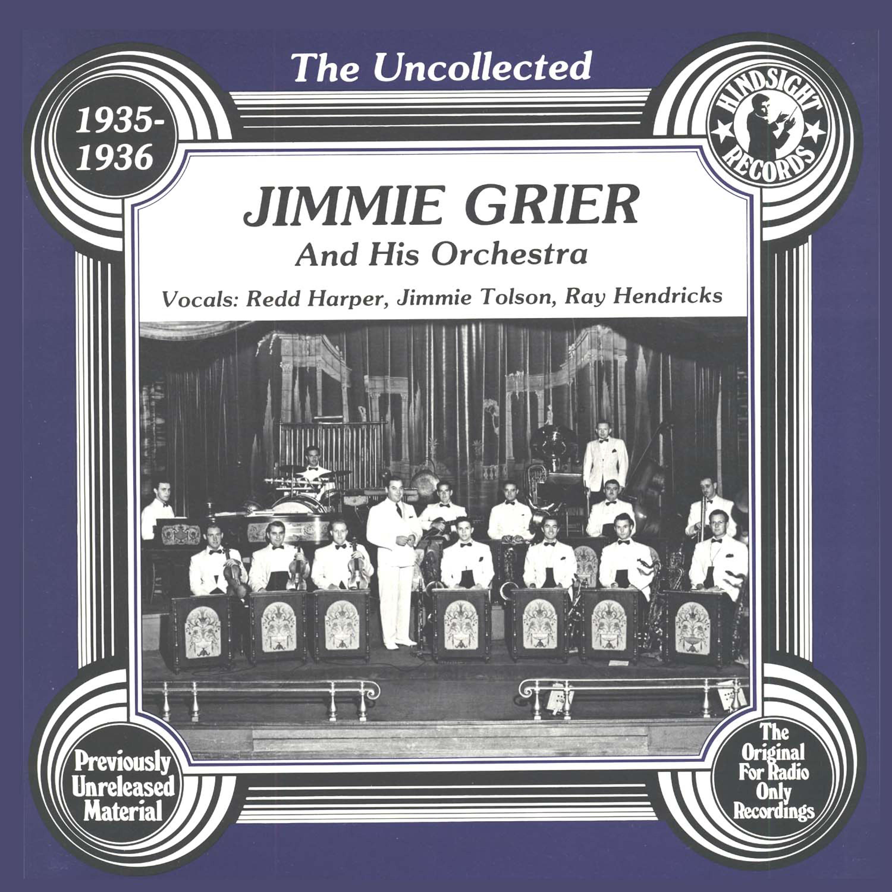 Постер альбома The Uncollected: Jimmie Grier And His Orchestra
