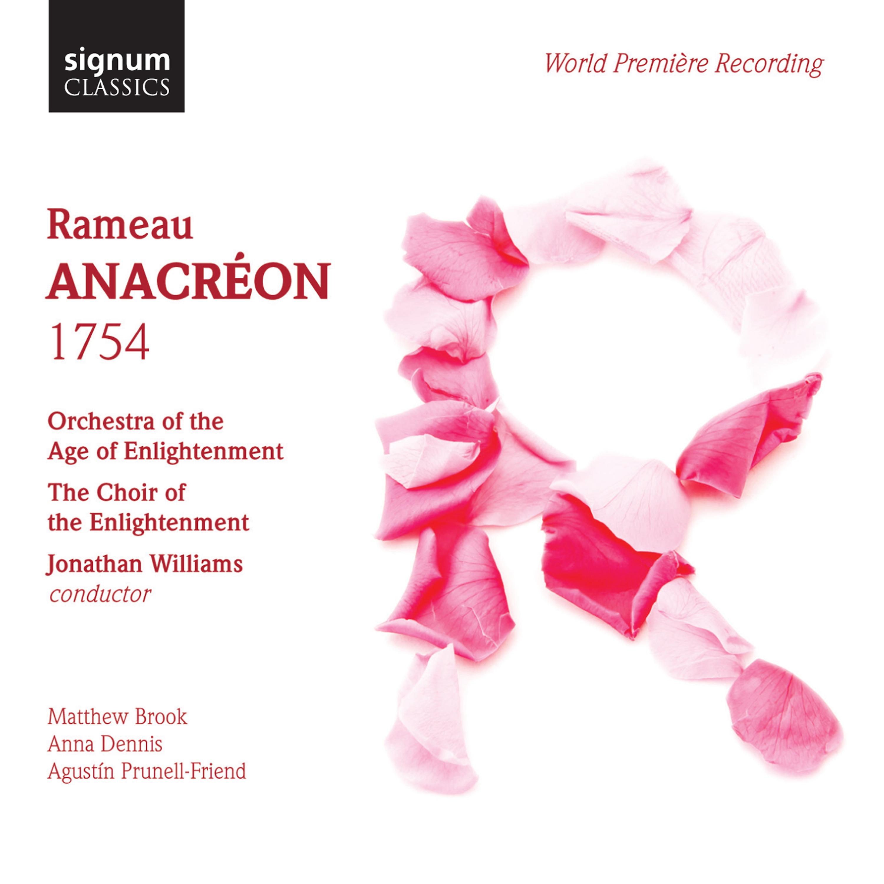 Постер альбома Rameau: Anacréon (1754)