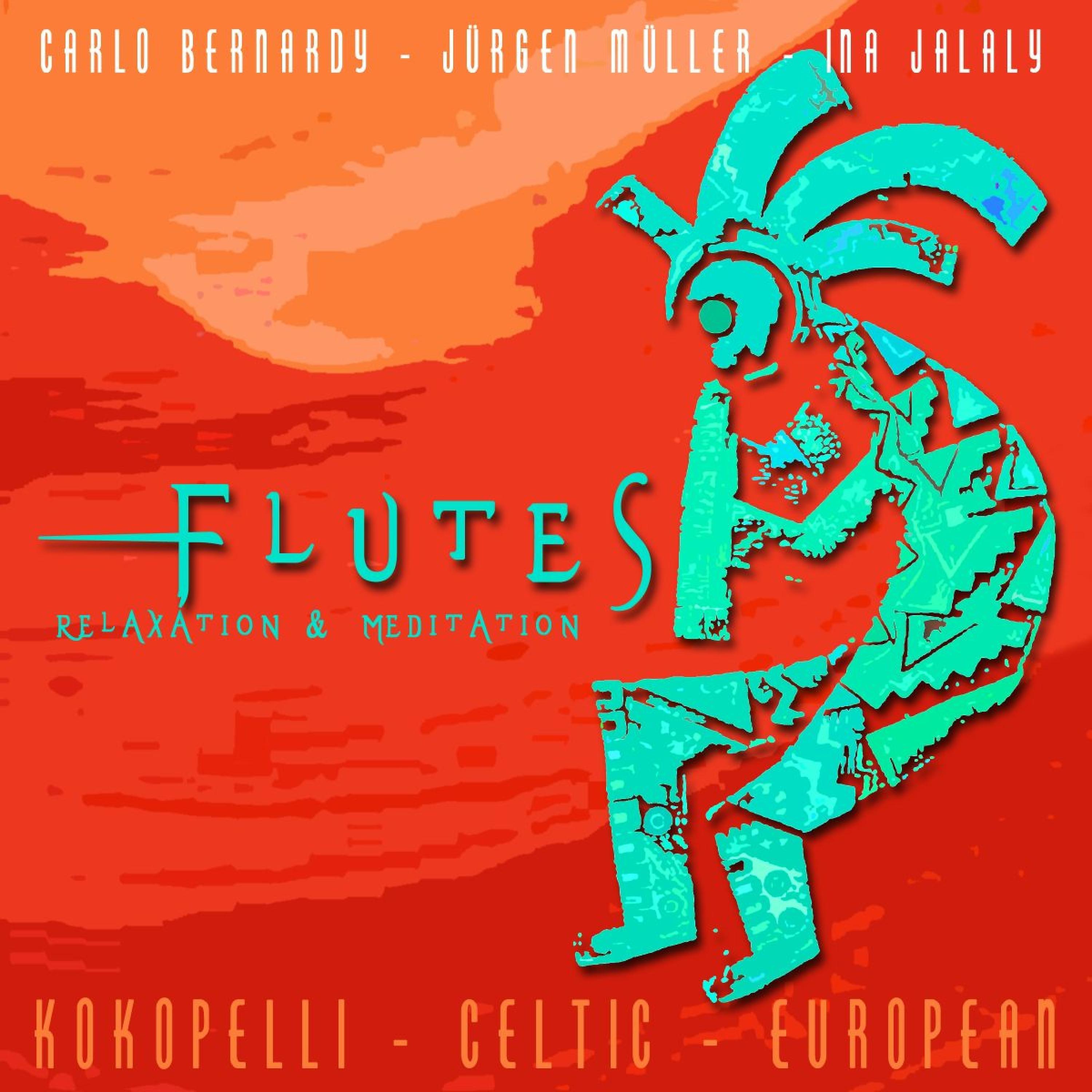 Постер альбома Flutes - Relaxation & Meditation: Celtic Whistles, Native American Kokopelli, European Flute (Instrumental)