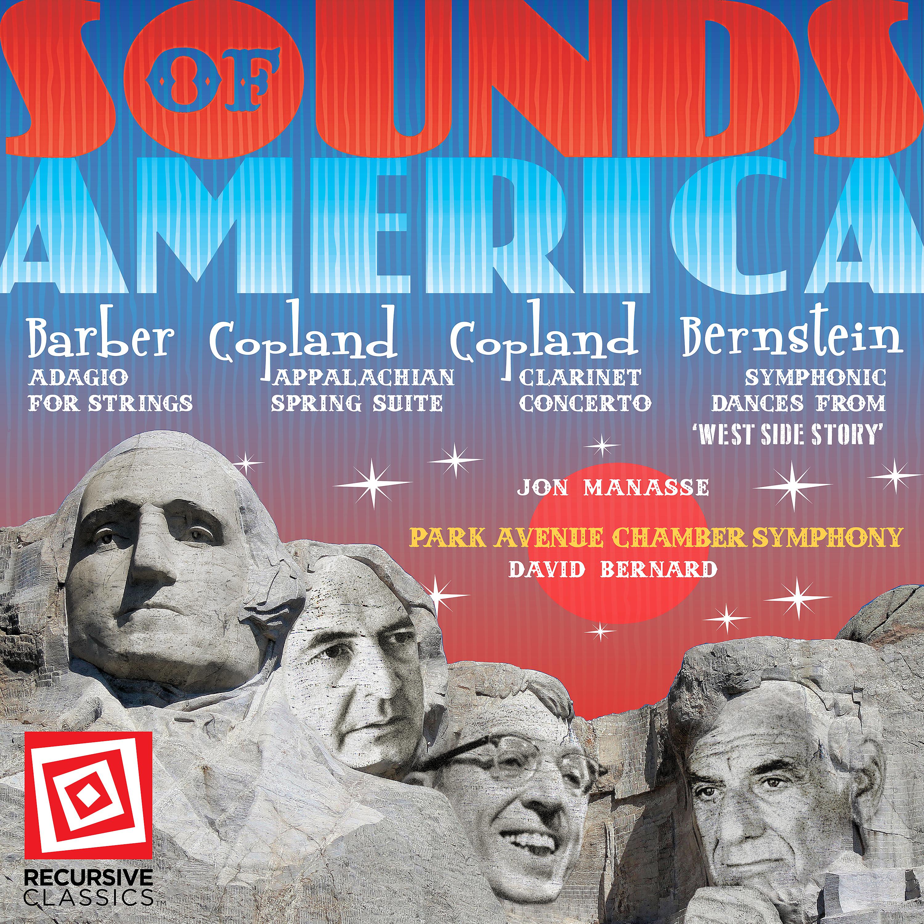 Постер альбома Sounds of America: Barber, Copland and Bernstein