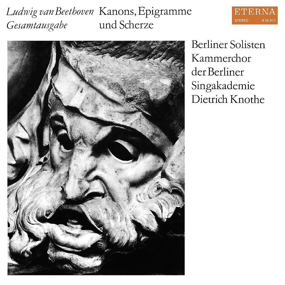 Постер альбома Beethoven: Kanons, Epigramme und Scherze