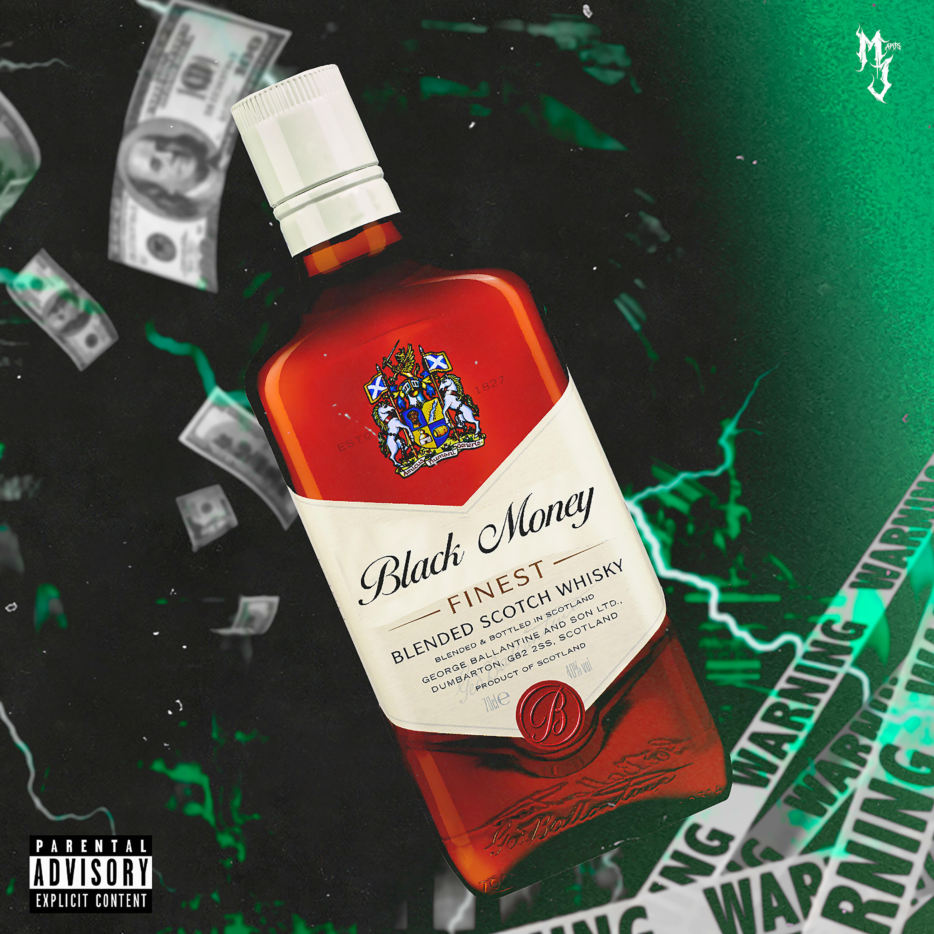 FLAME BLACK MØNEY - Ballantines